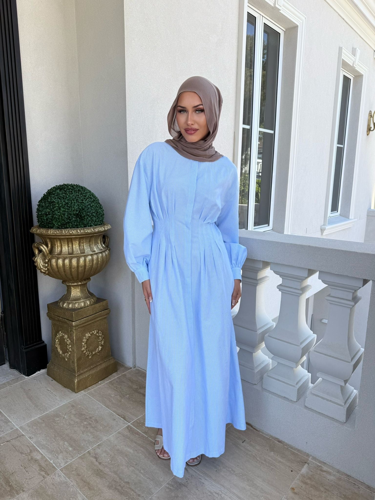 Pin Stripe Maxi