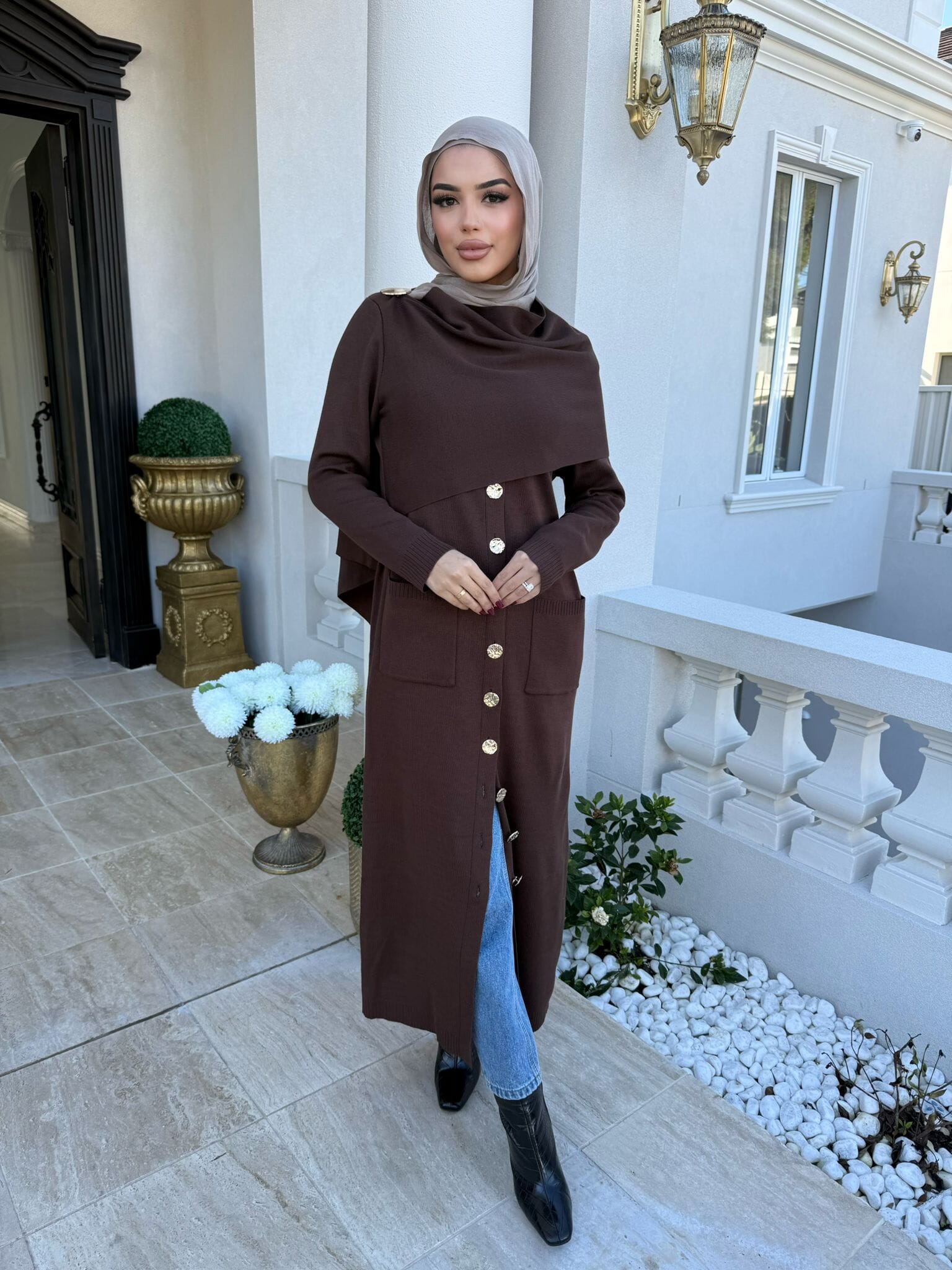 Shawl Knit Cardigan