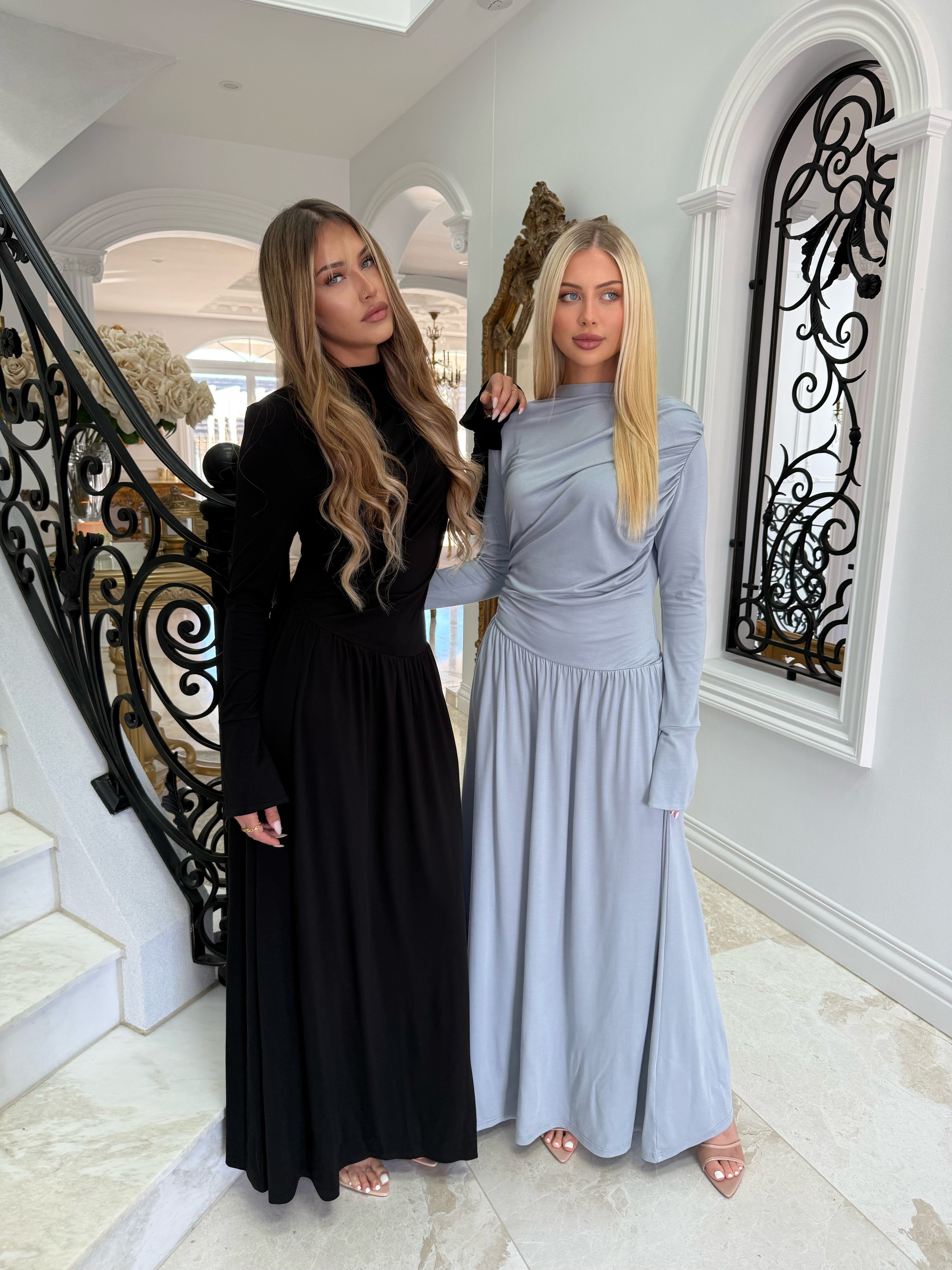 Maxi Gathered Dress