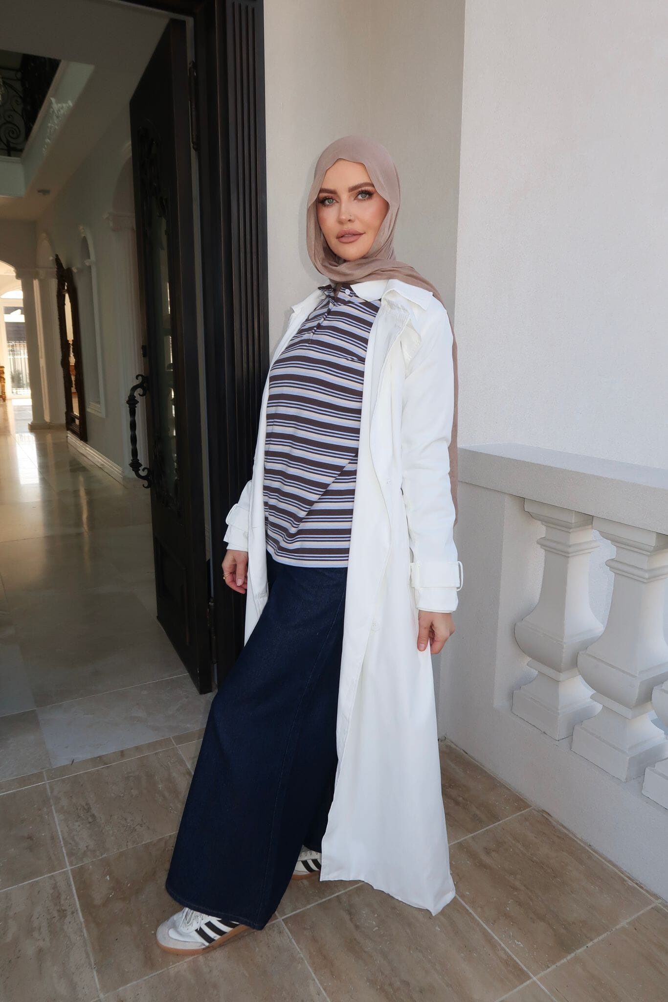 White Trench Jacket