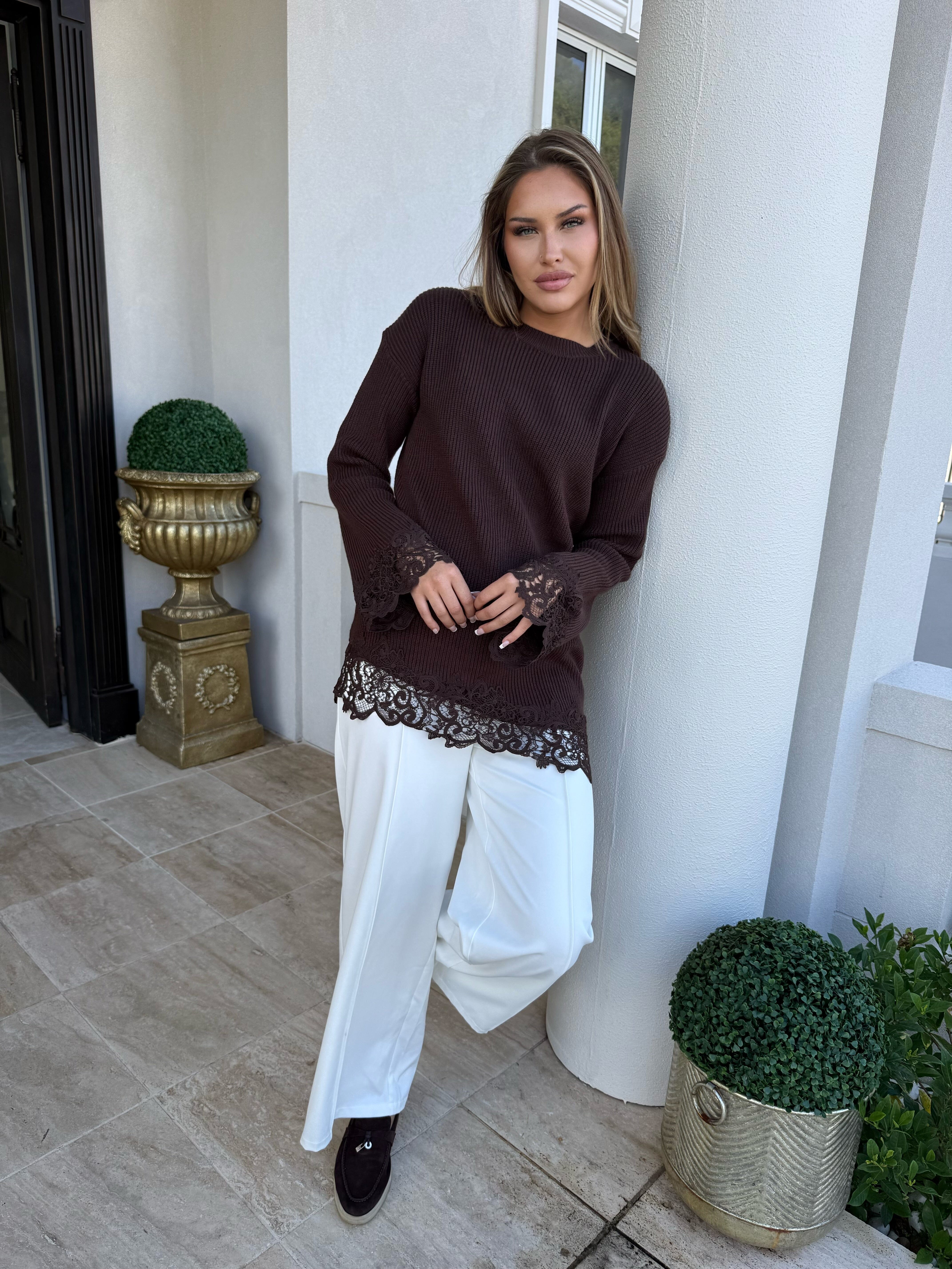 Lace Knit Jumper