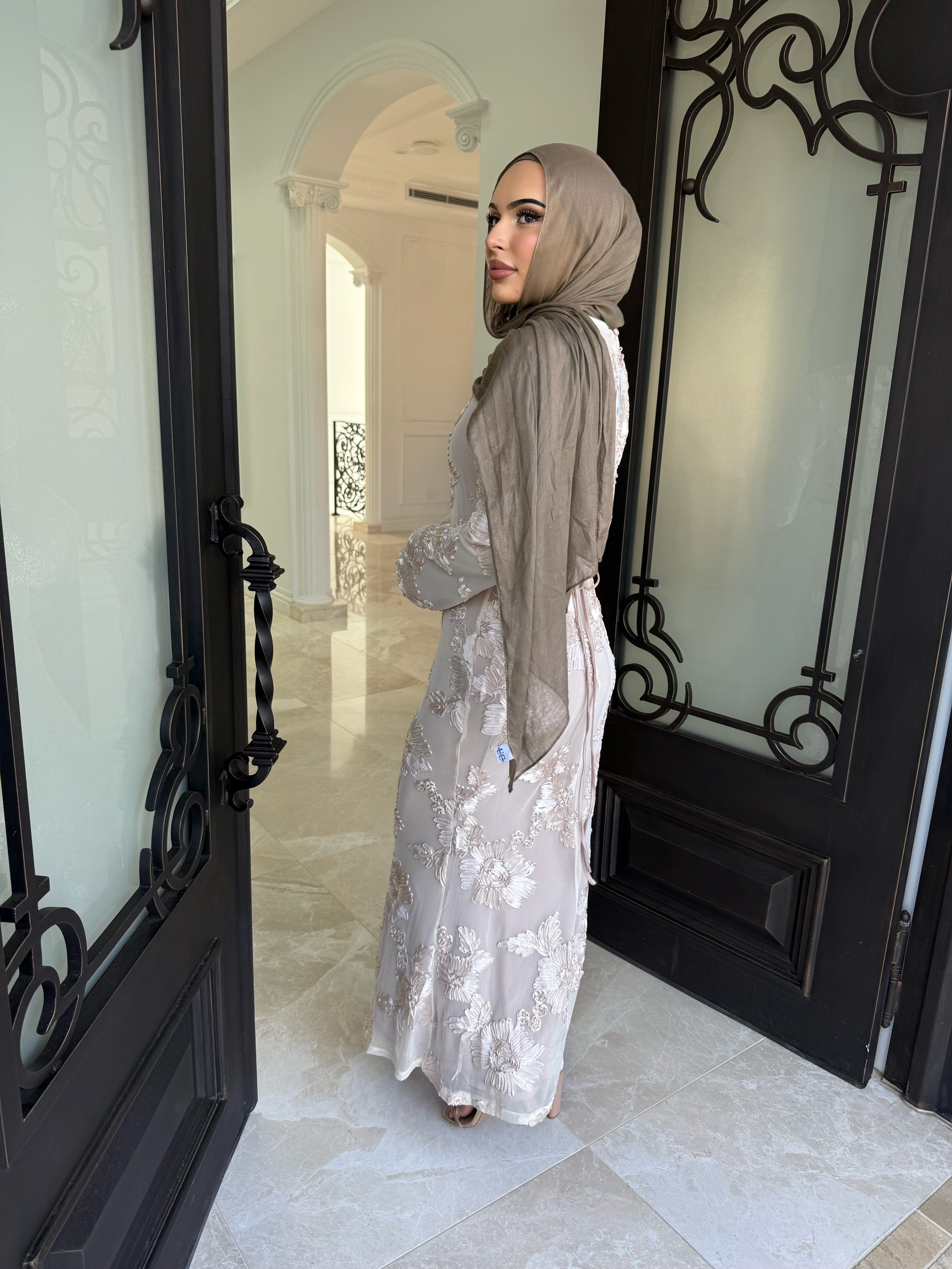 Flower Embroidery Dress
