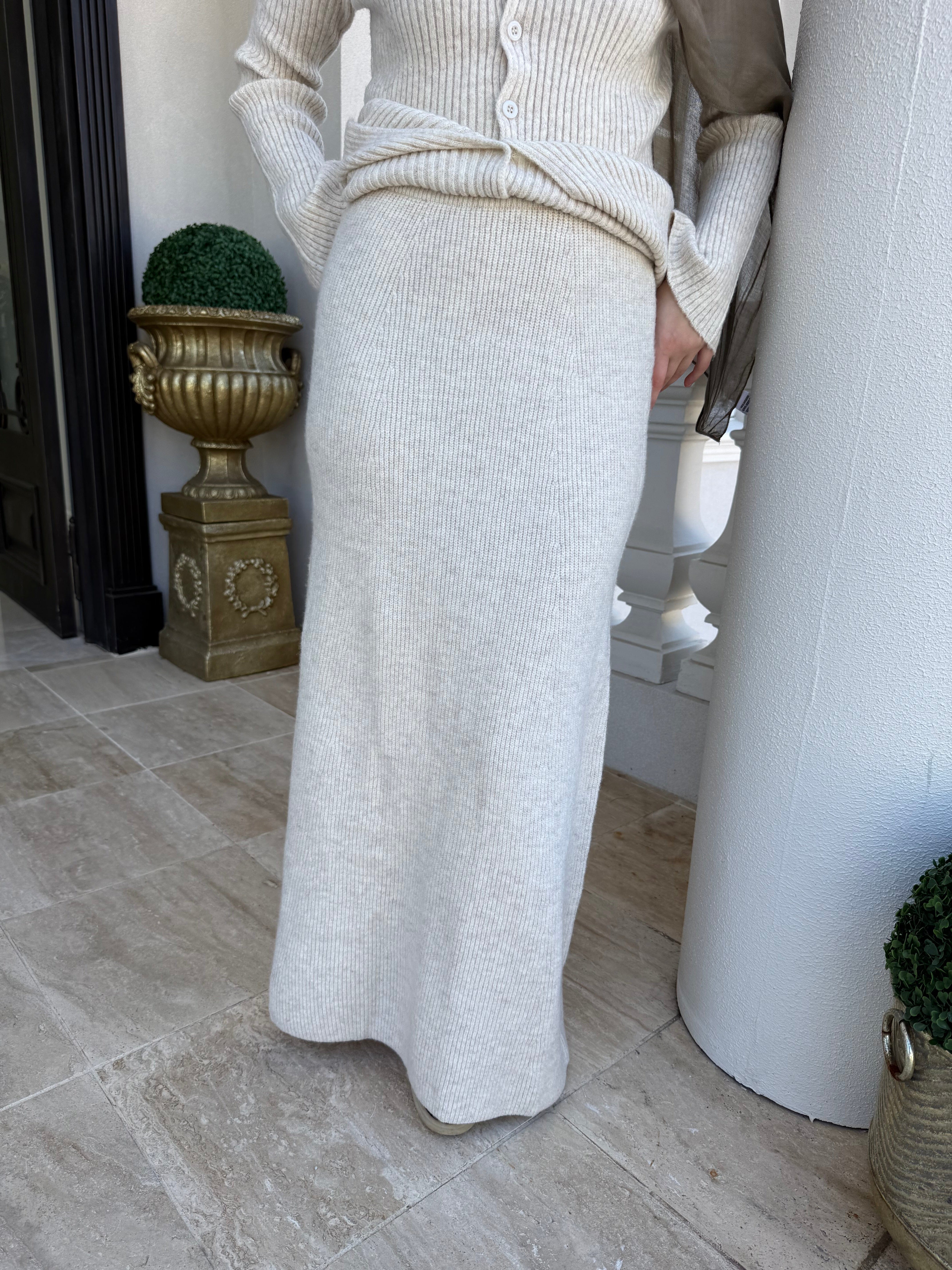 Knit Cardi Skirt