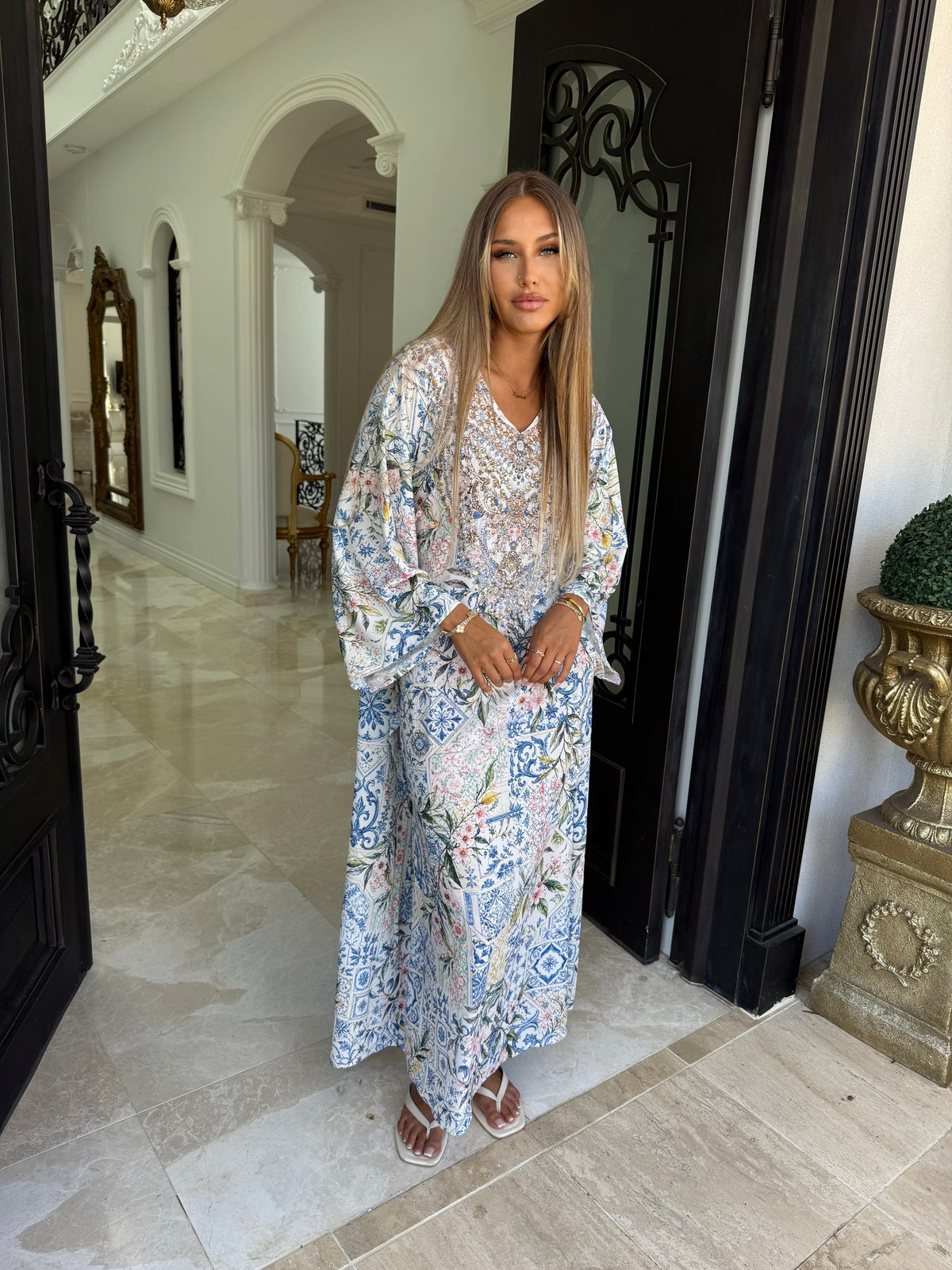 Amani Beaded Kaftan