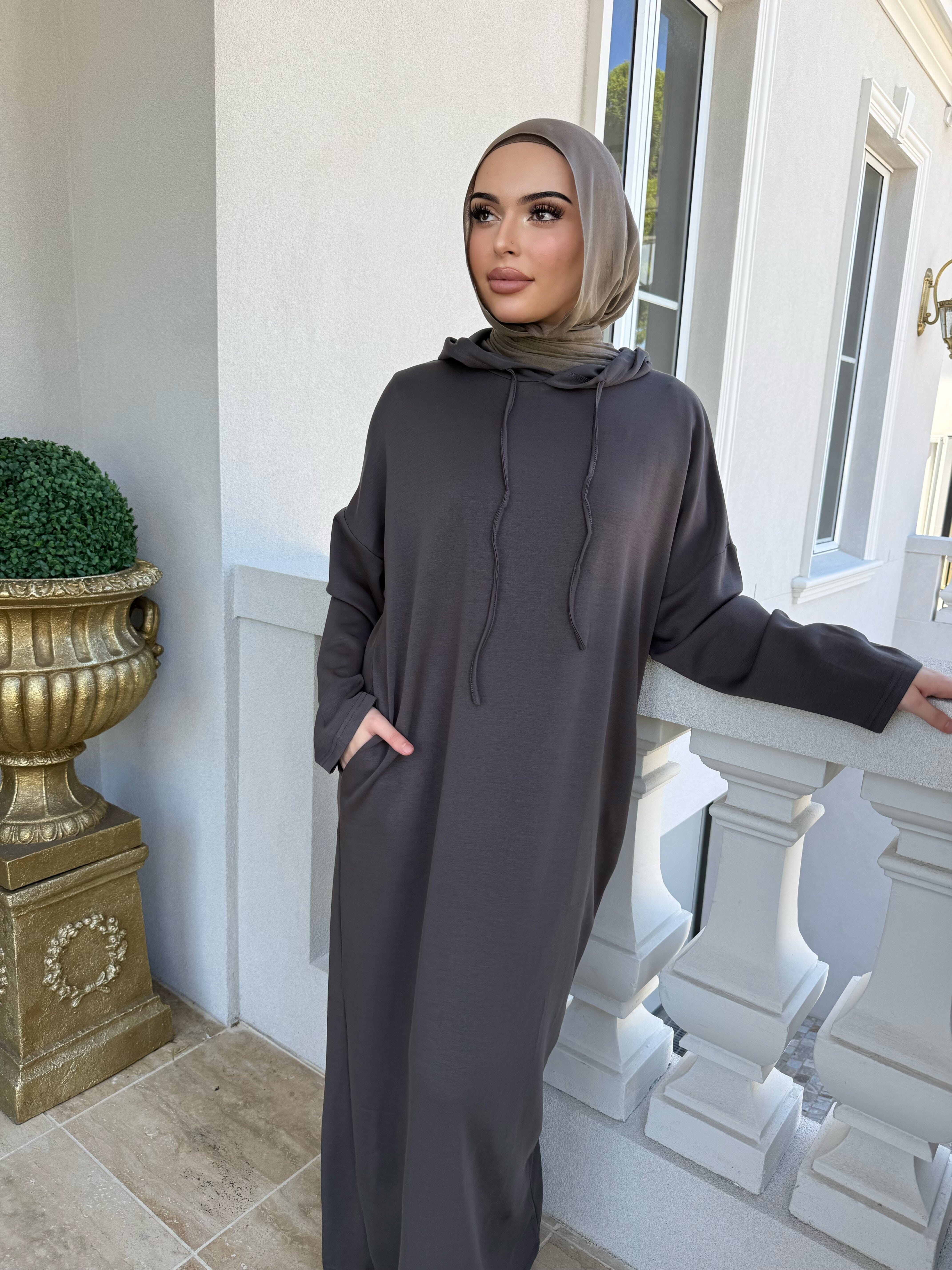 Hoodi Soft Ponte Abaya