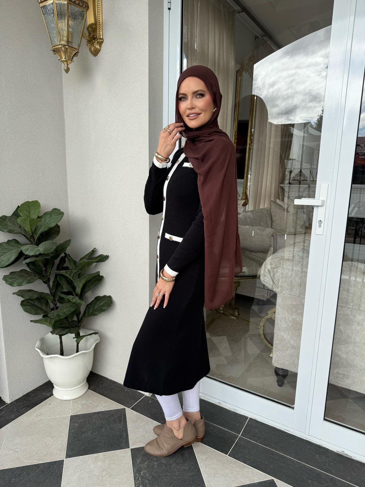 Military Knit Dress