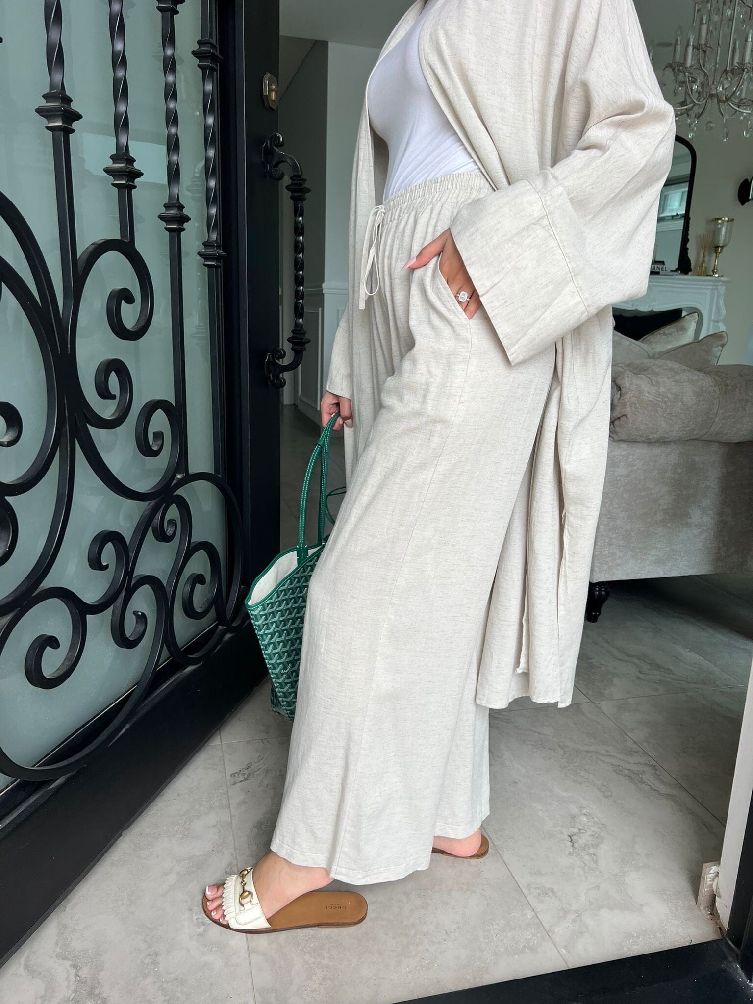 Linen Kimono Set