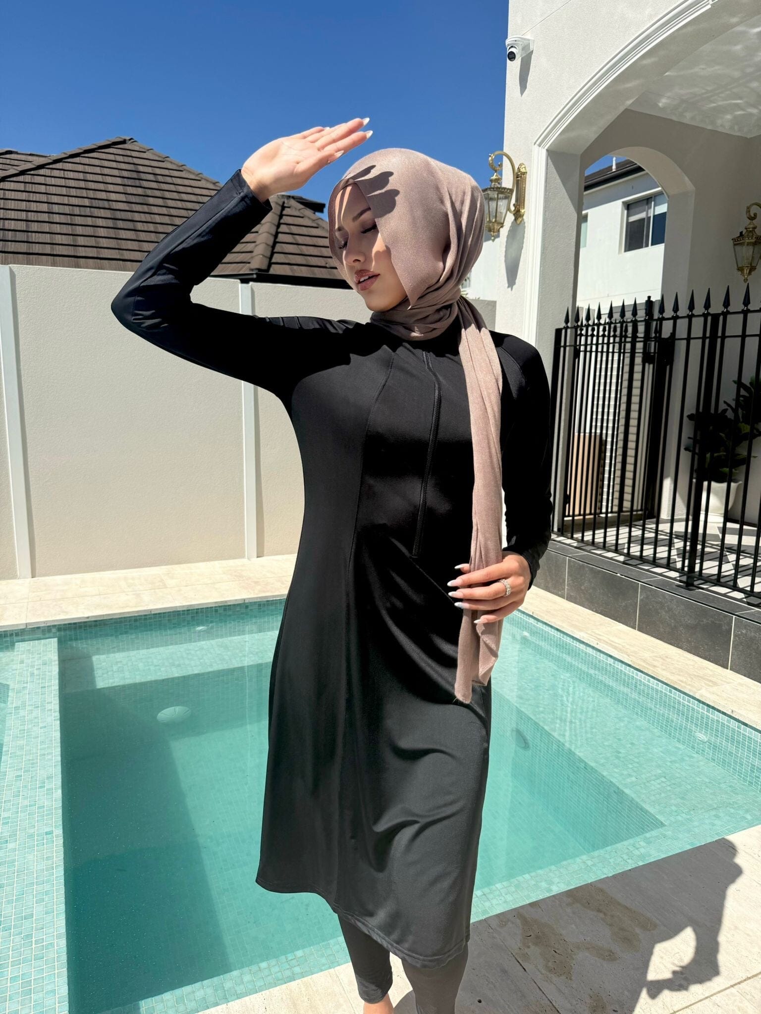 Half Zip Swim Tunic
