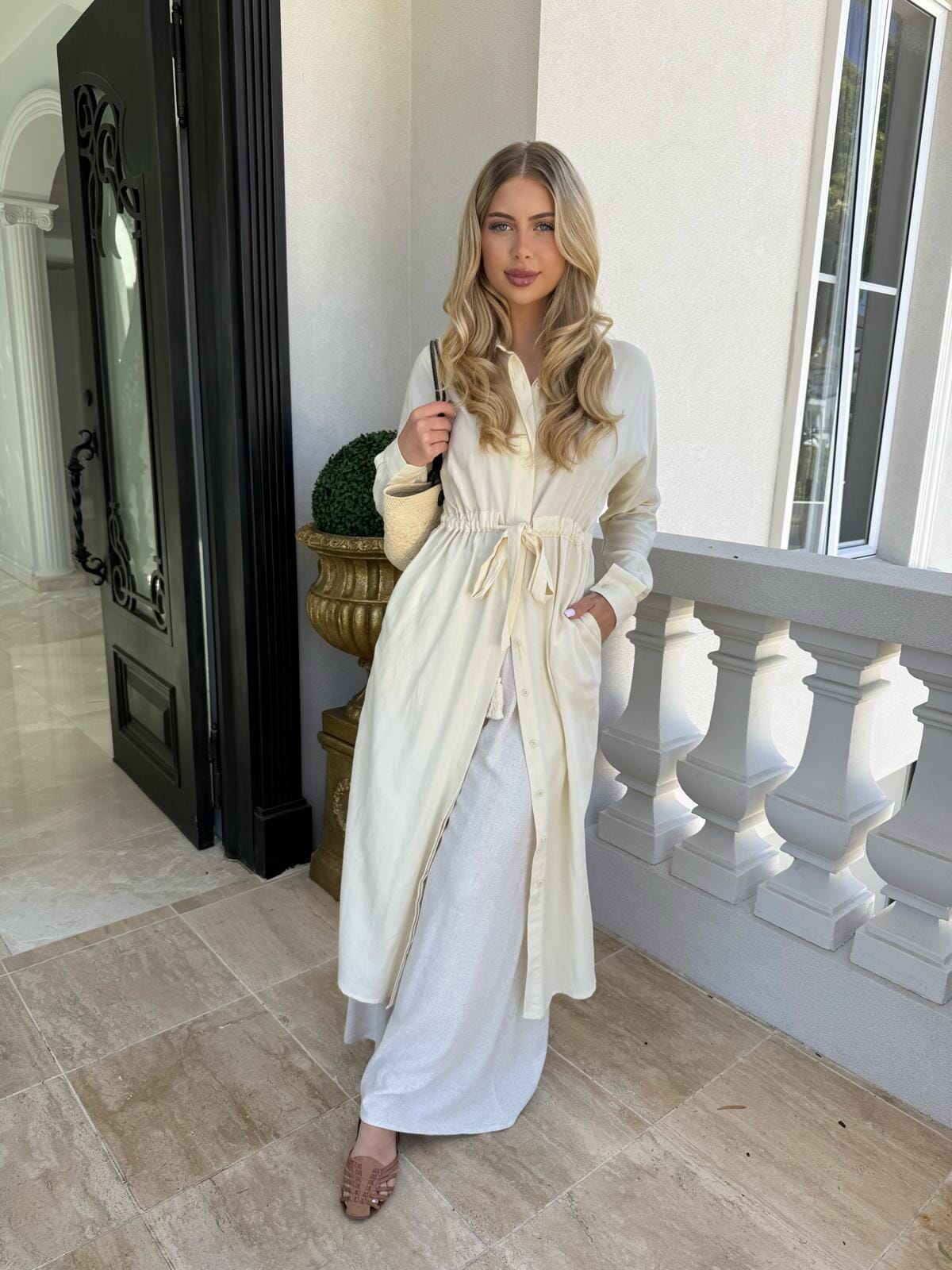 Linen Draw String Tunic