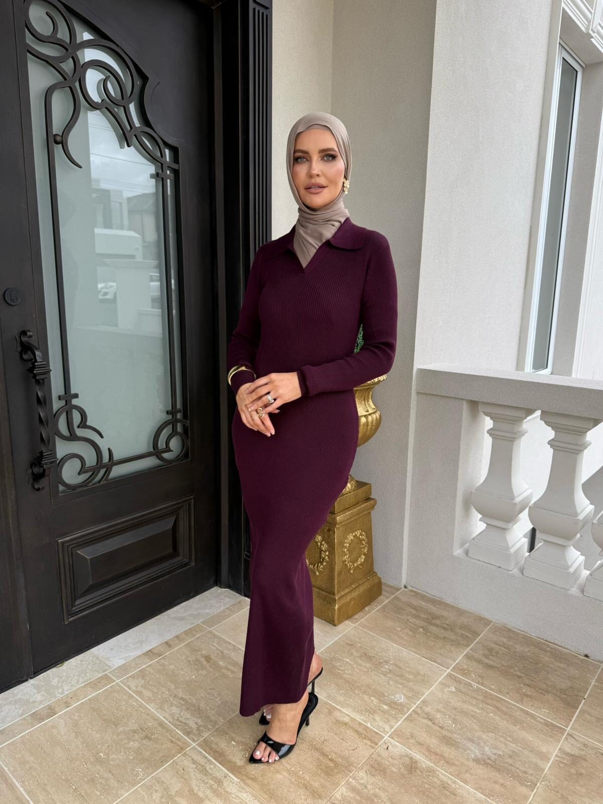 Ribbed Maxi Dress
