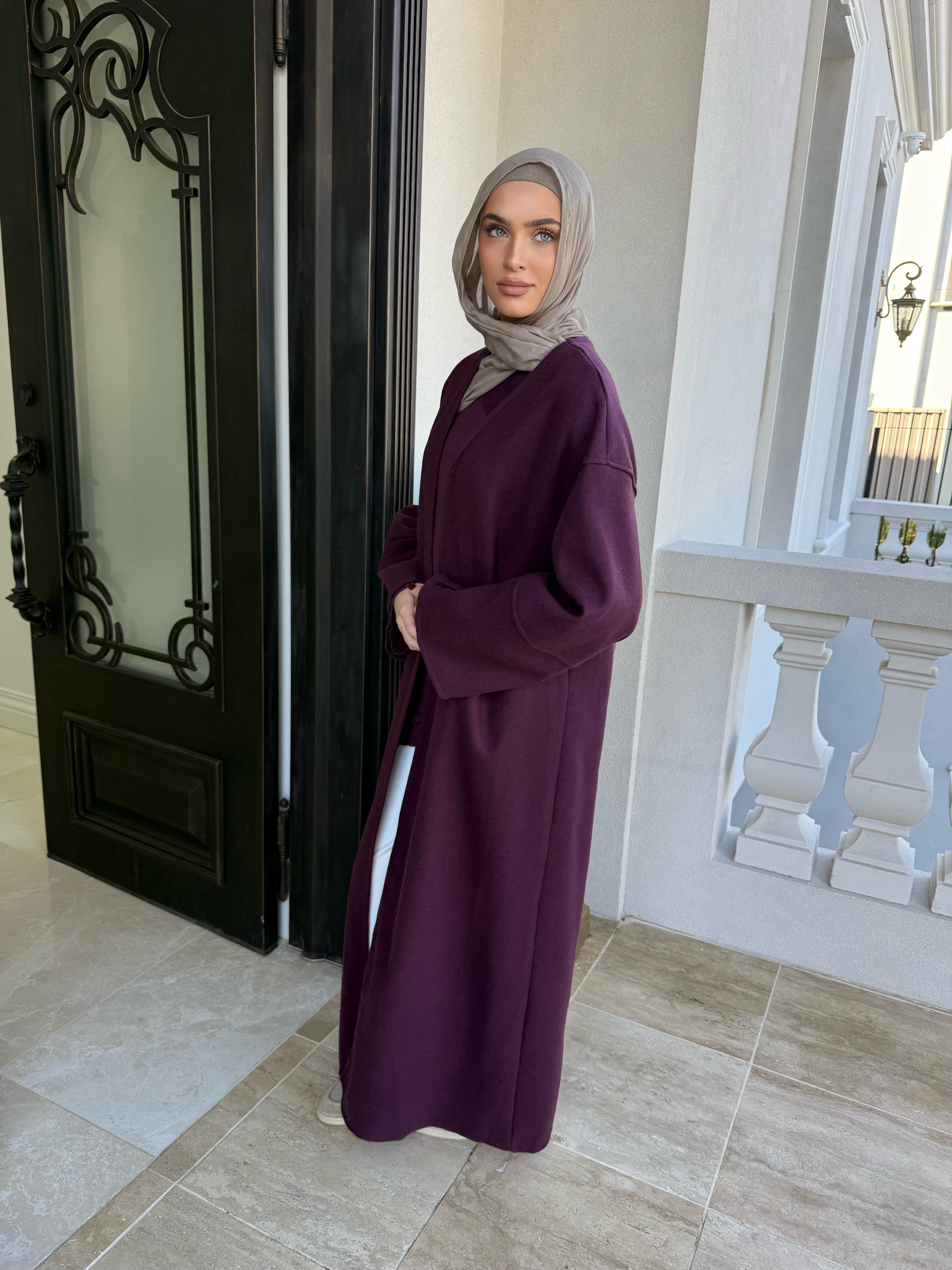 Mom Pocket Open Abaya