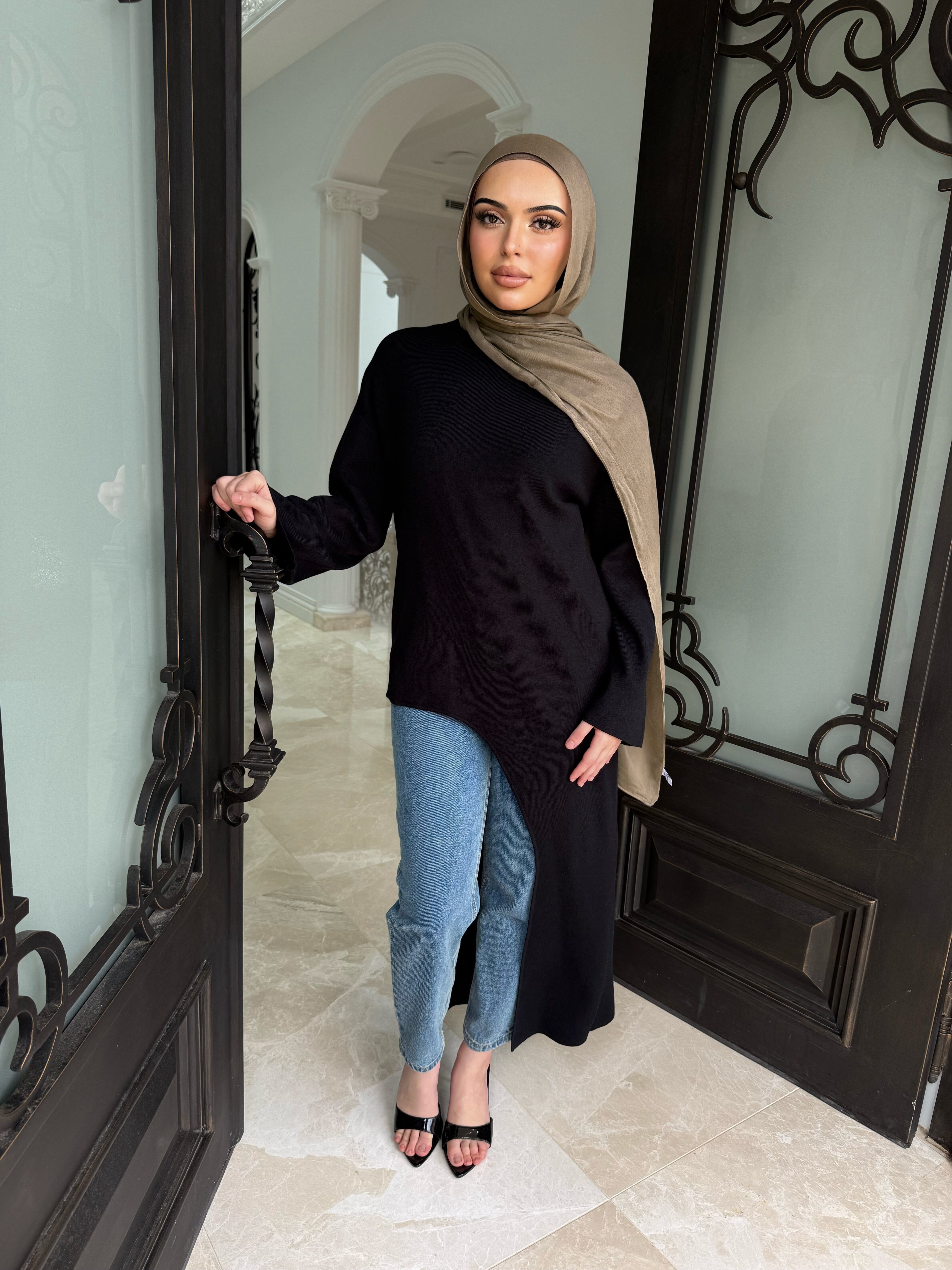 Knit High-low Tunic