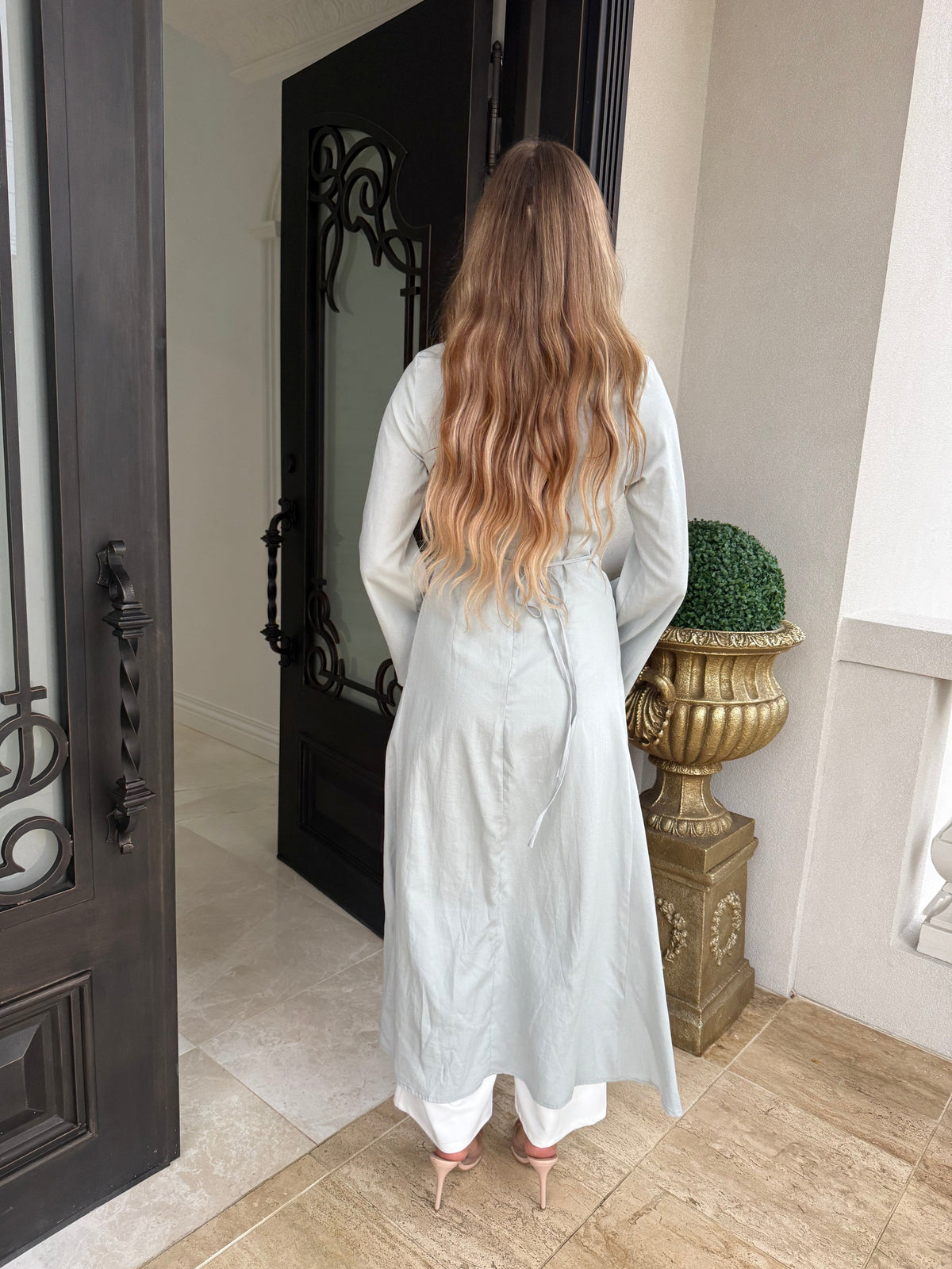 Gathered Split Tunic