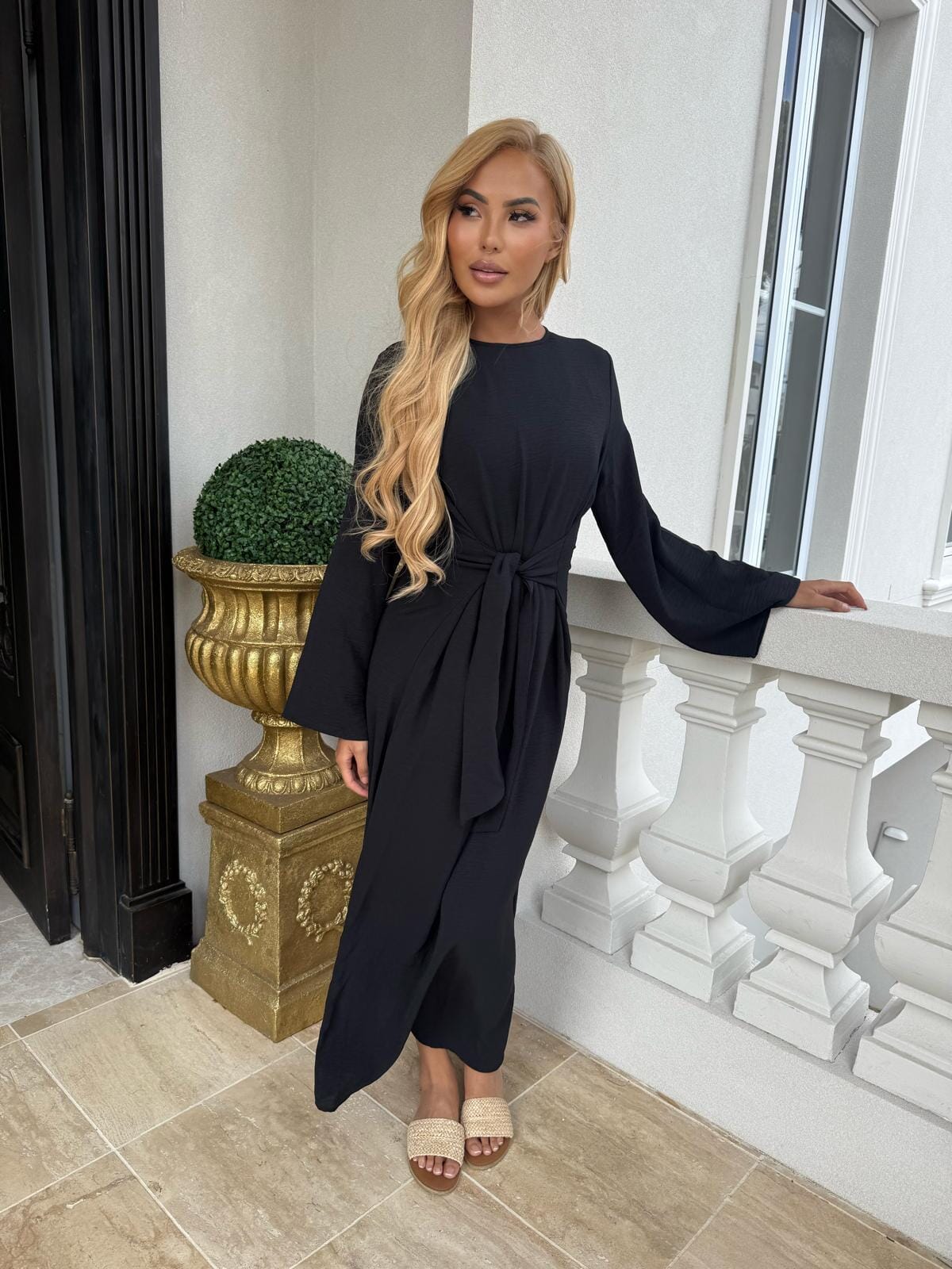 Summer bow Tie Dress