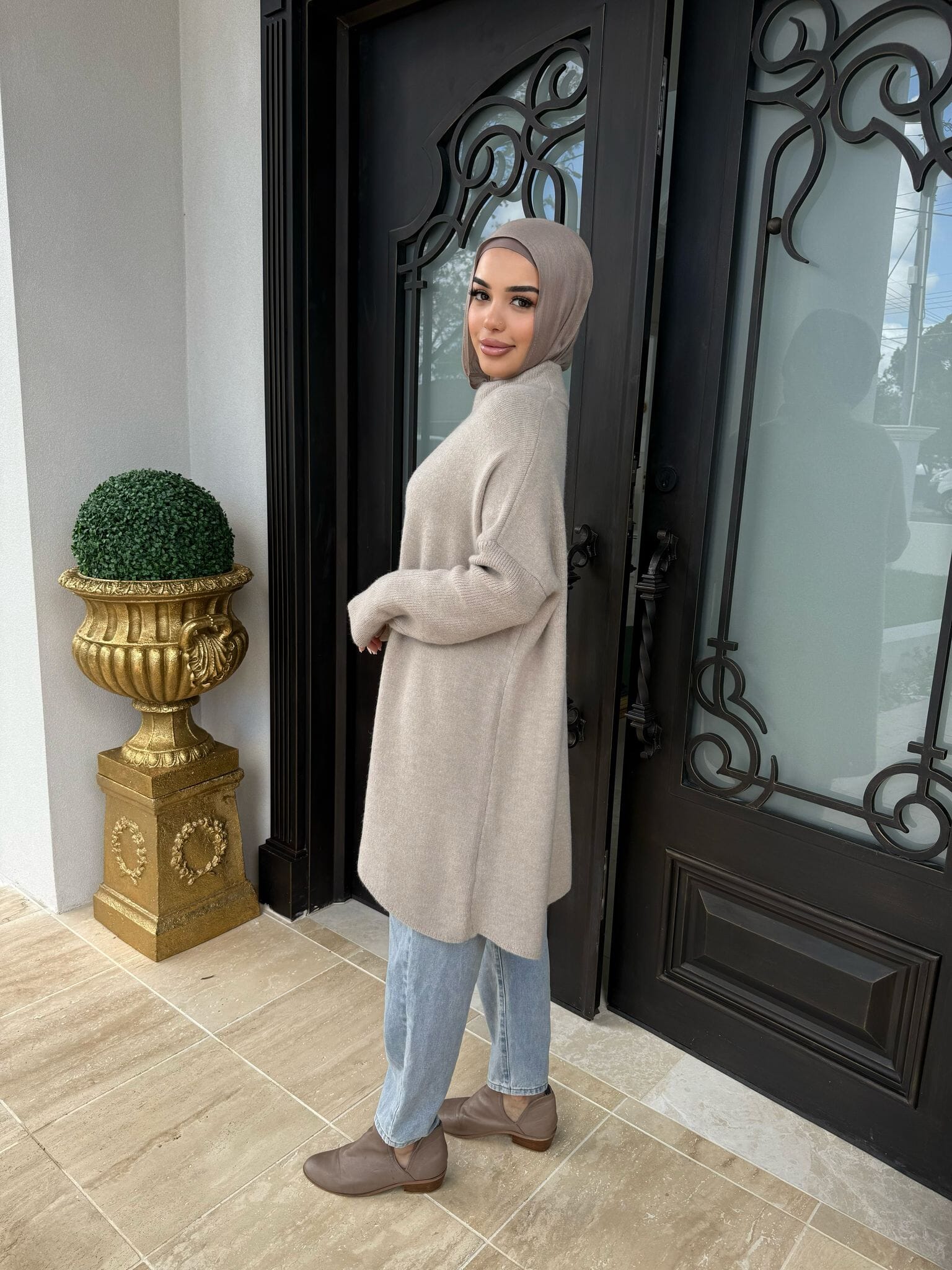 High Low Knit Jumper