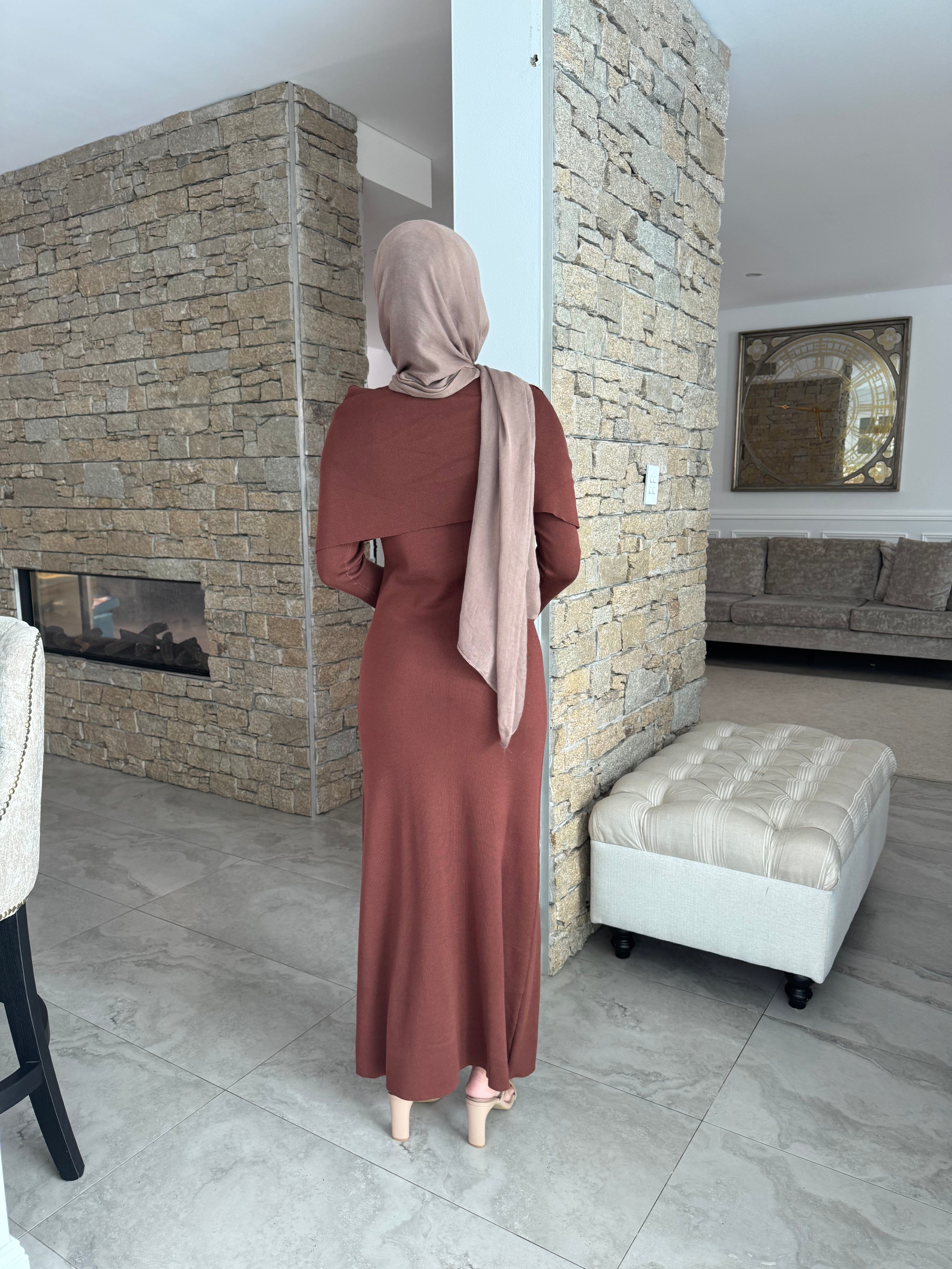 Knit Shawl Dress