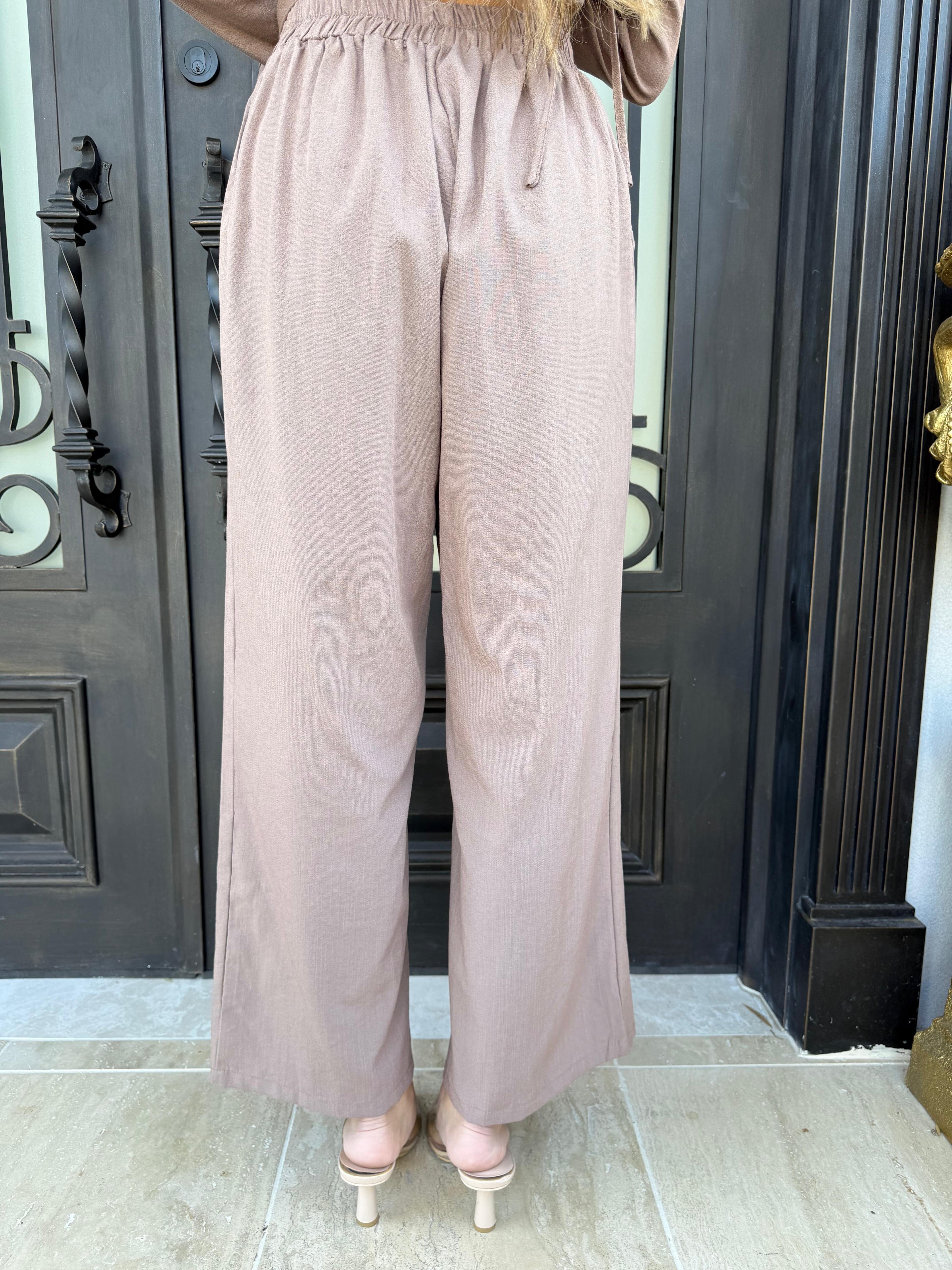 Linen Spilt Set