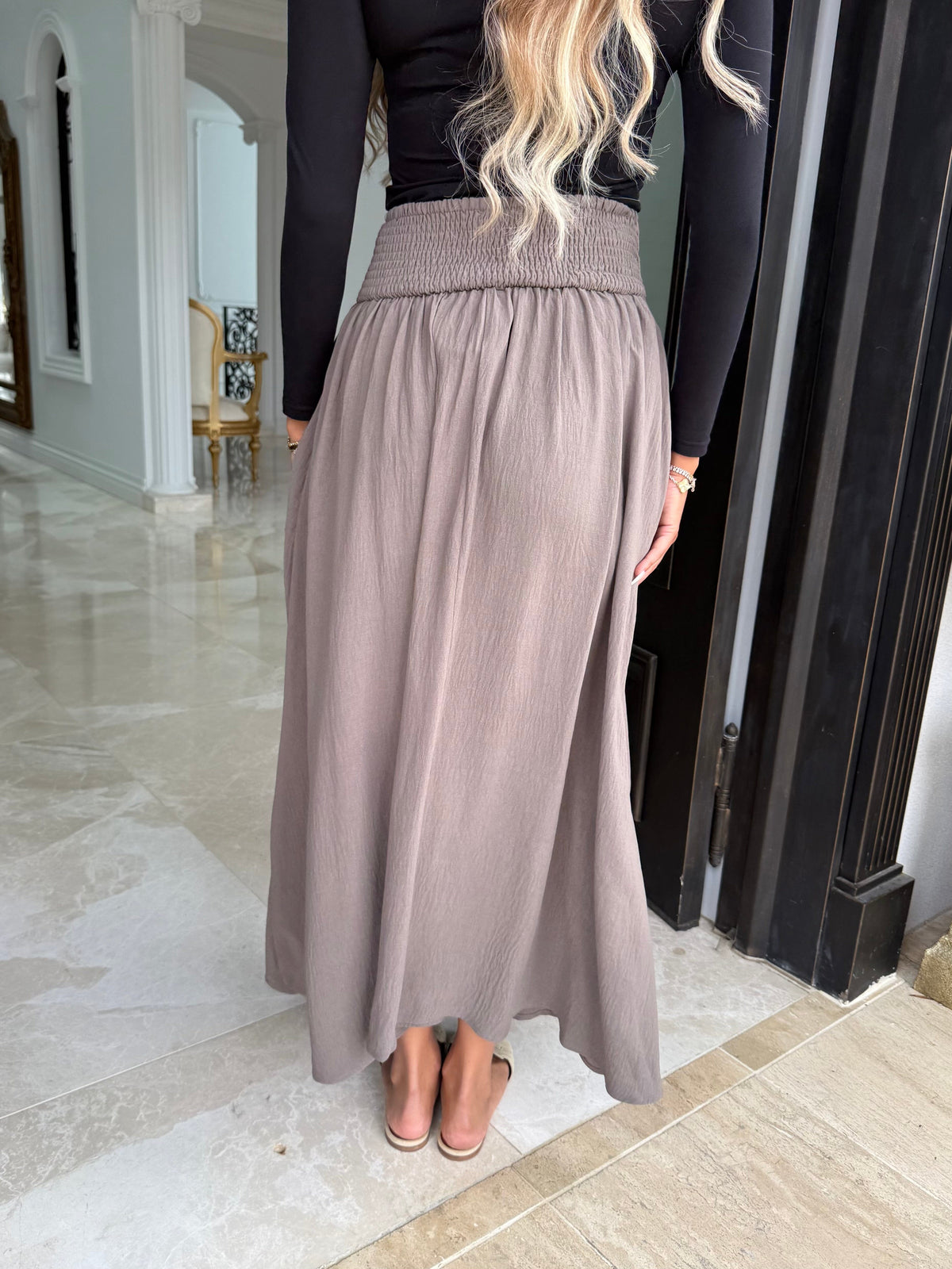Milla Button Skirt