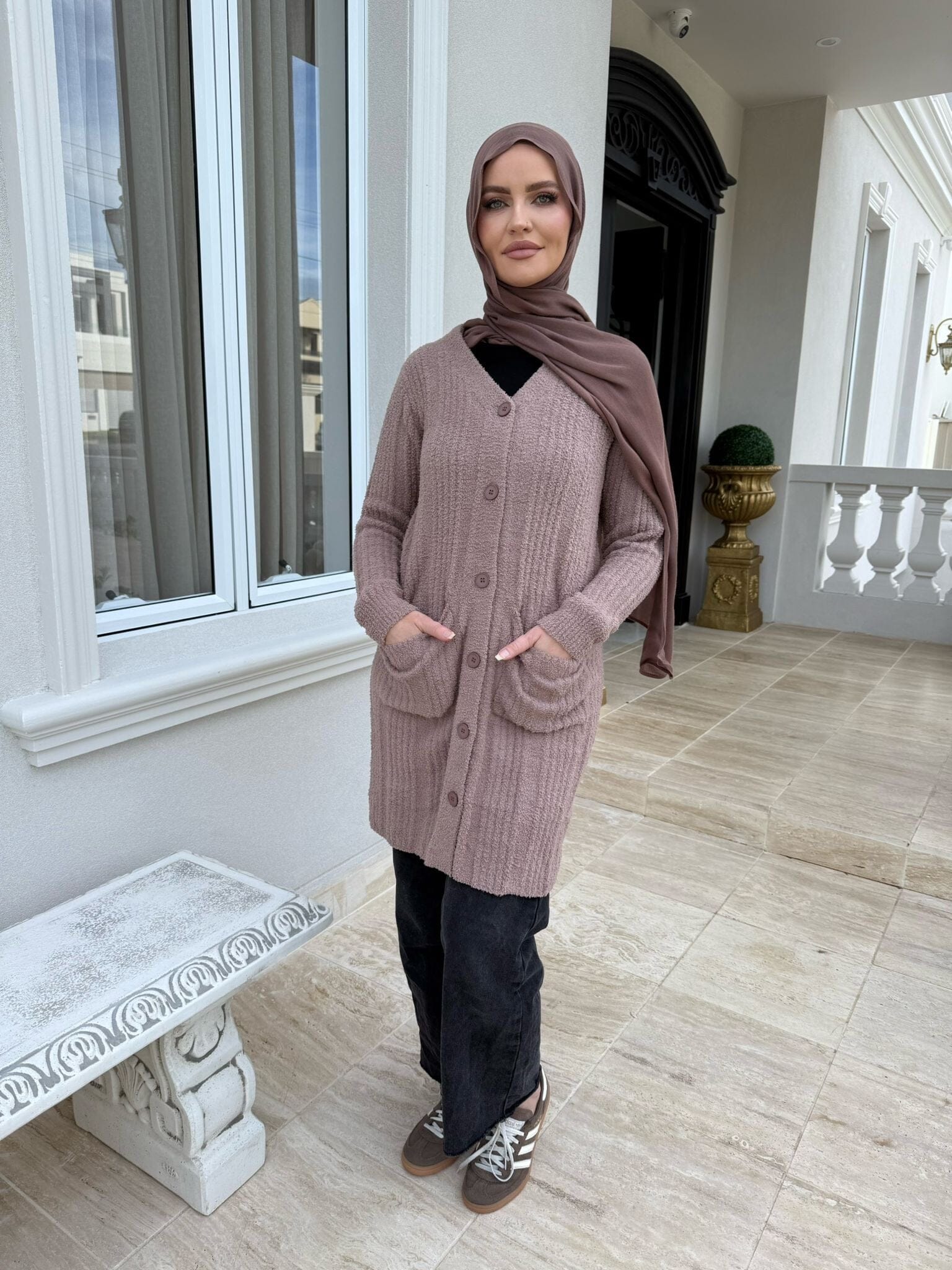 Blush Midi Cardigan