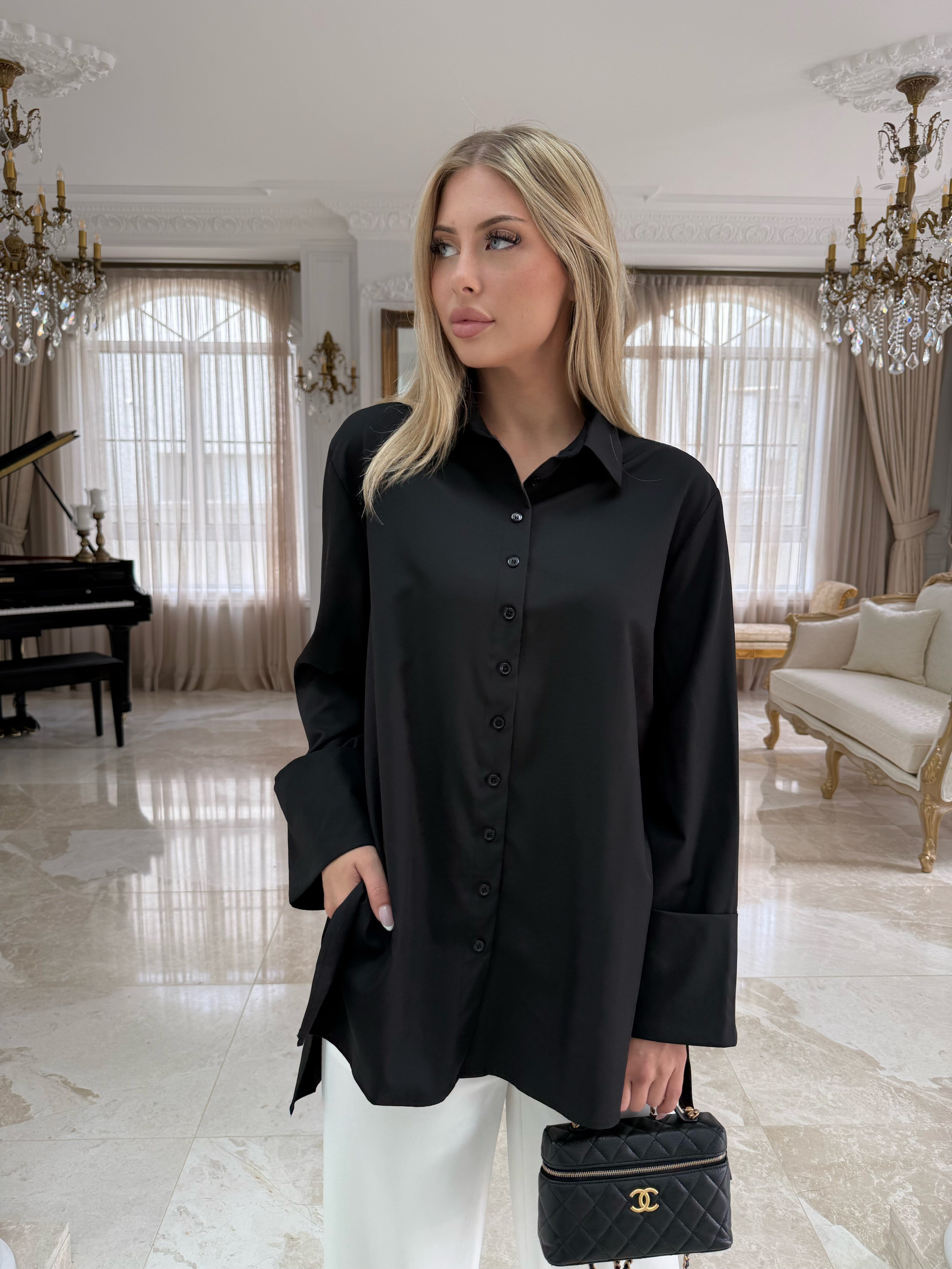 Staple Button Blouse