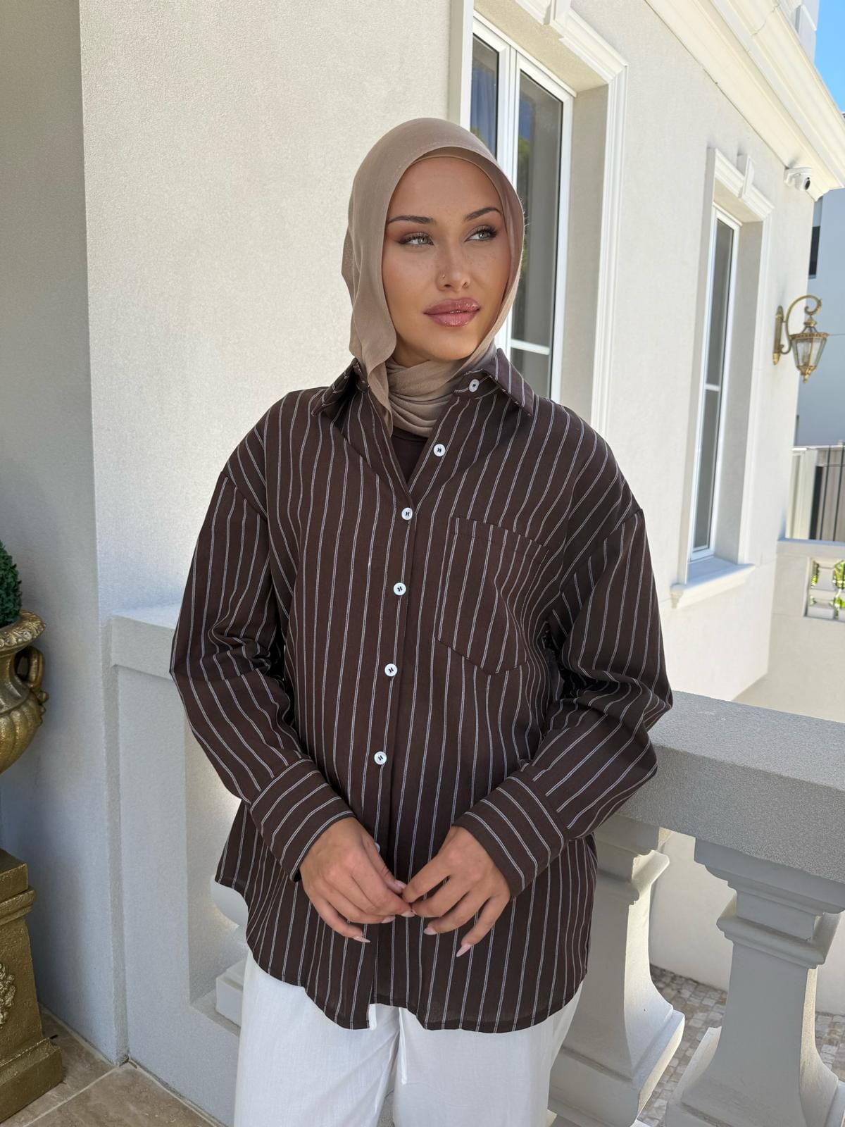 Chocolate Stripe Shirt