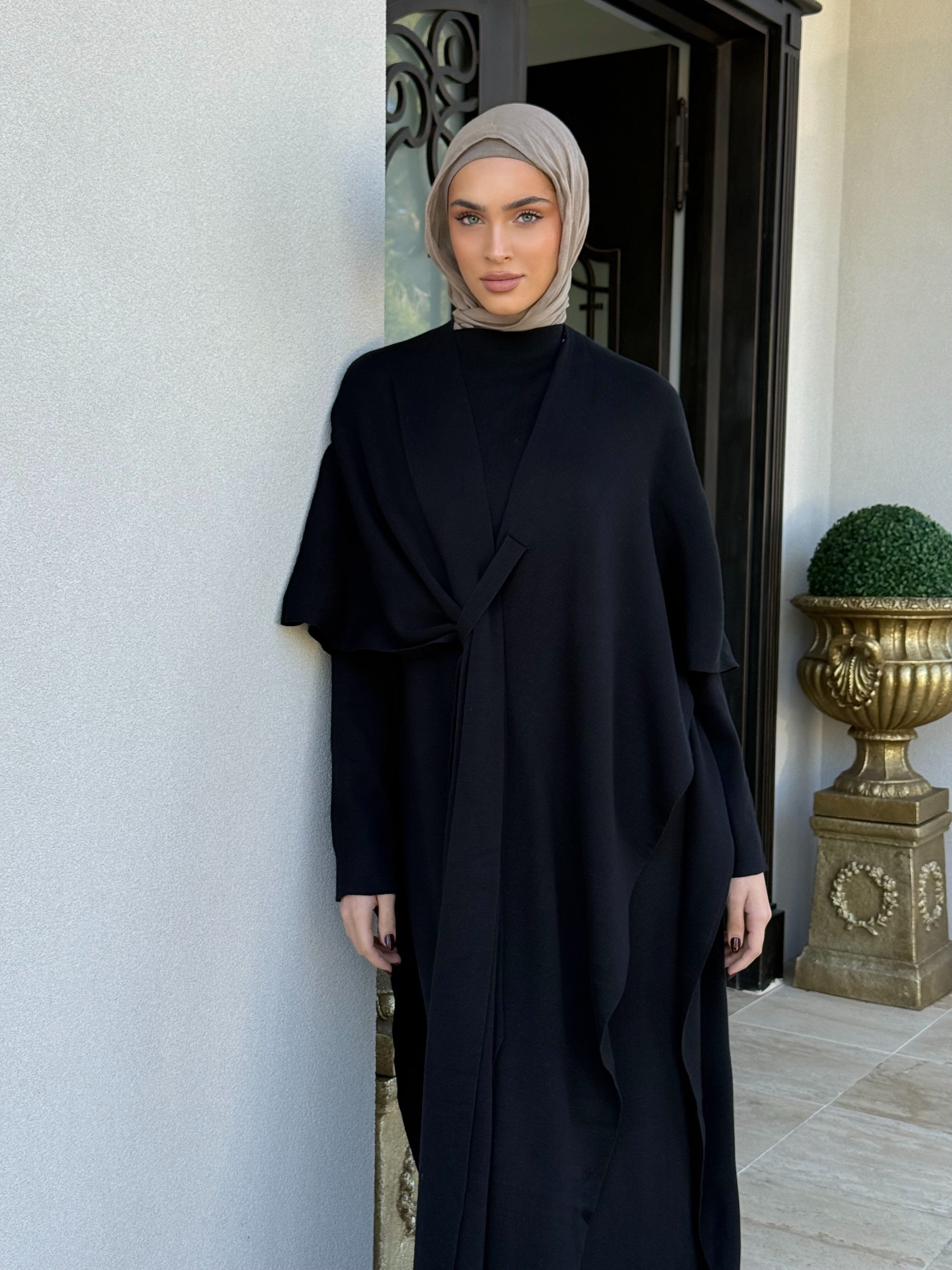 Wrap Drape Knit Set