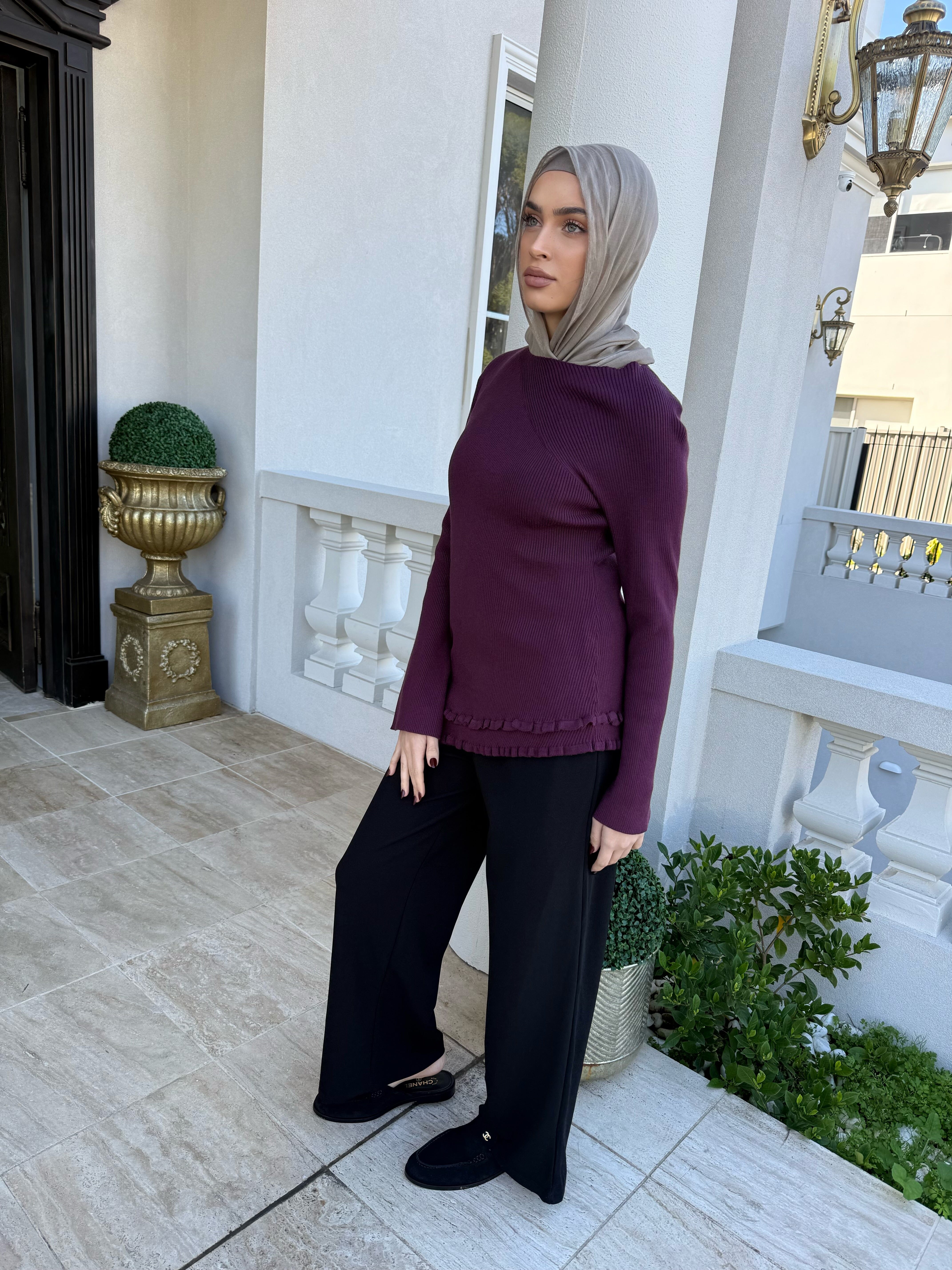 Frill Knit Jumper