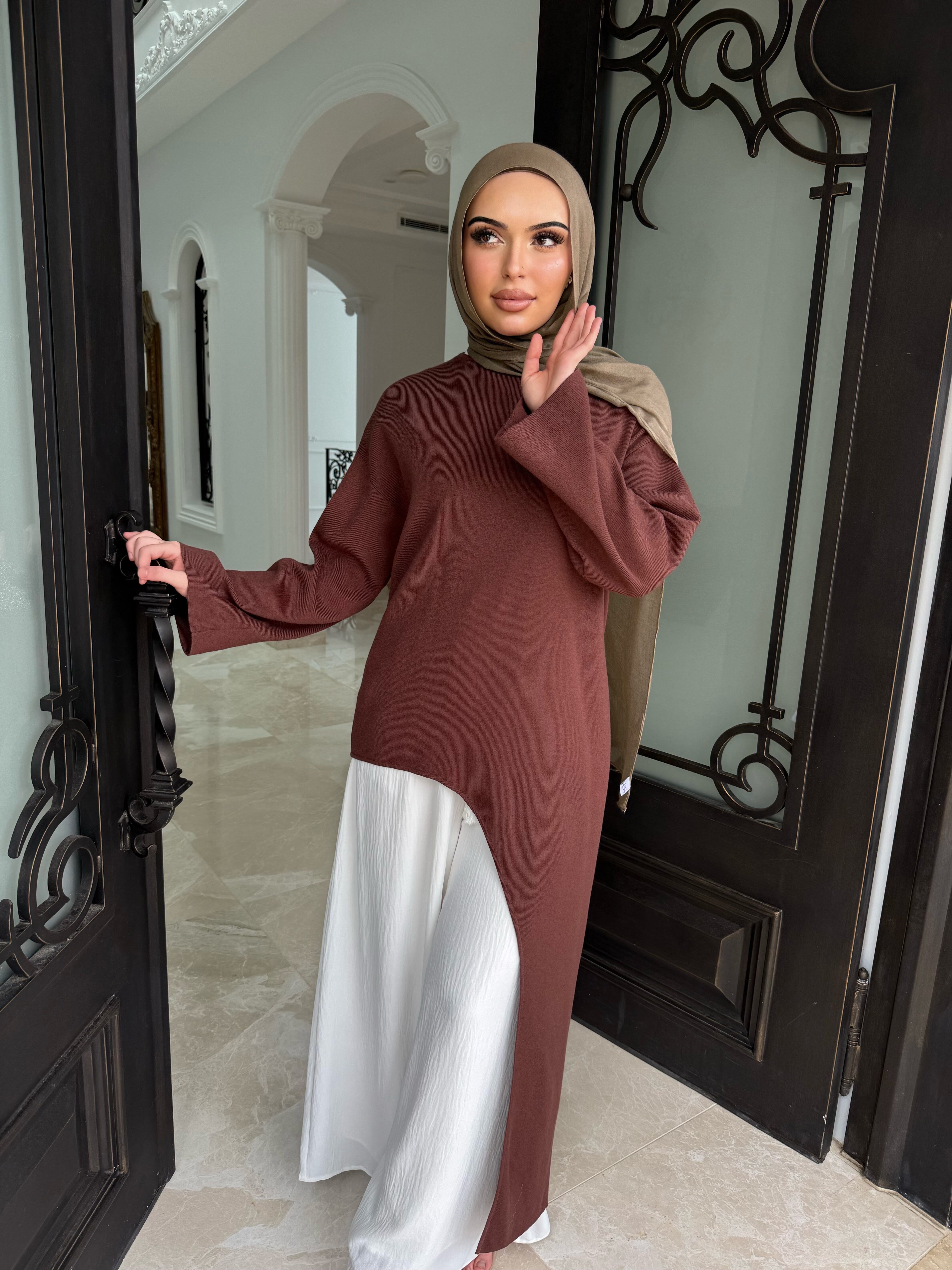 Knit High-low Tunic
