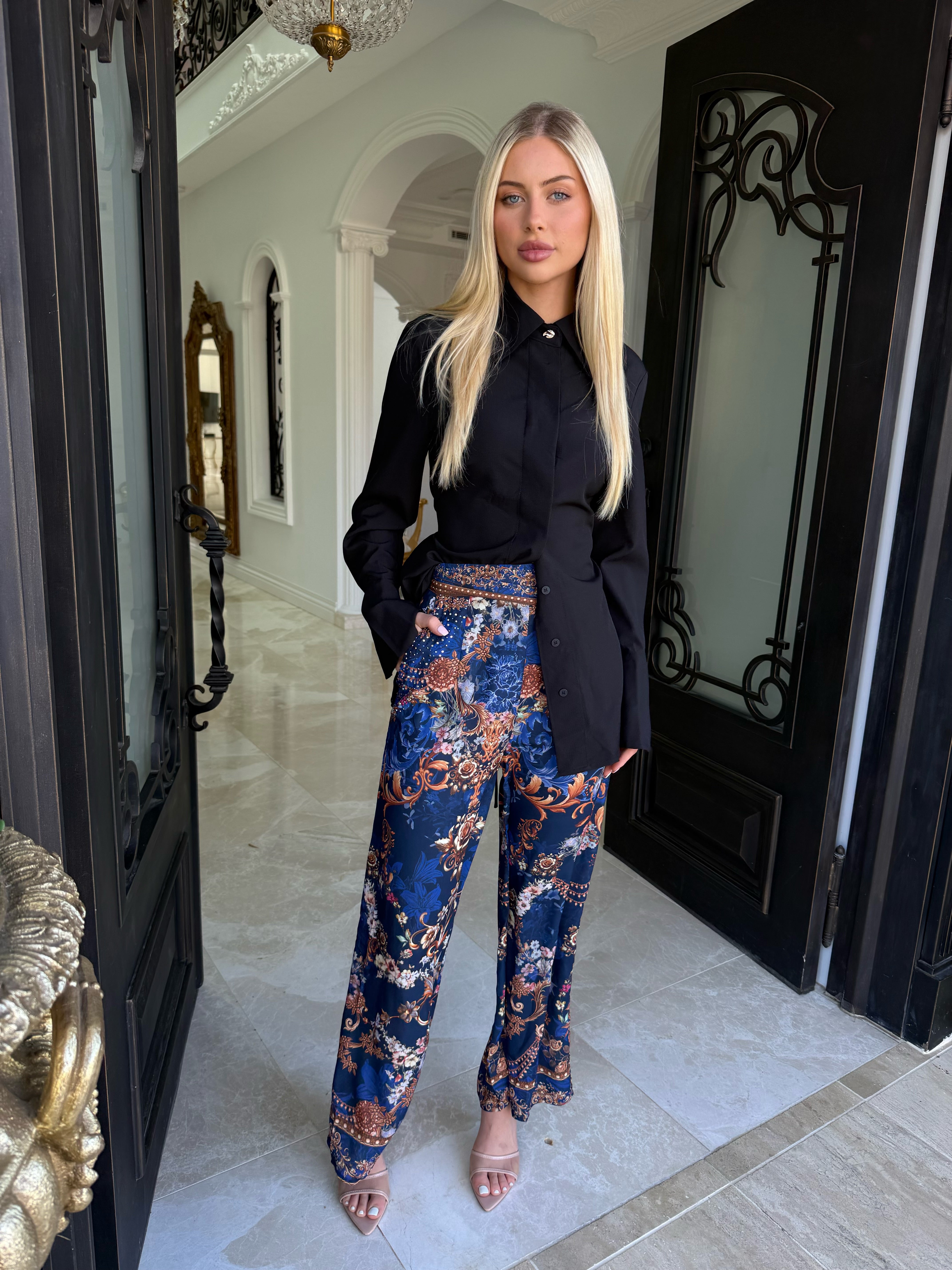 Blue Spark Pants
