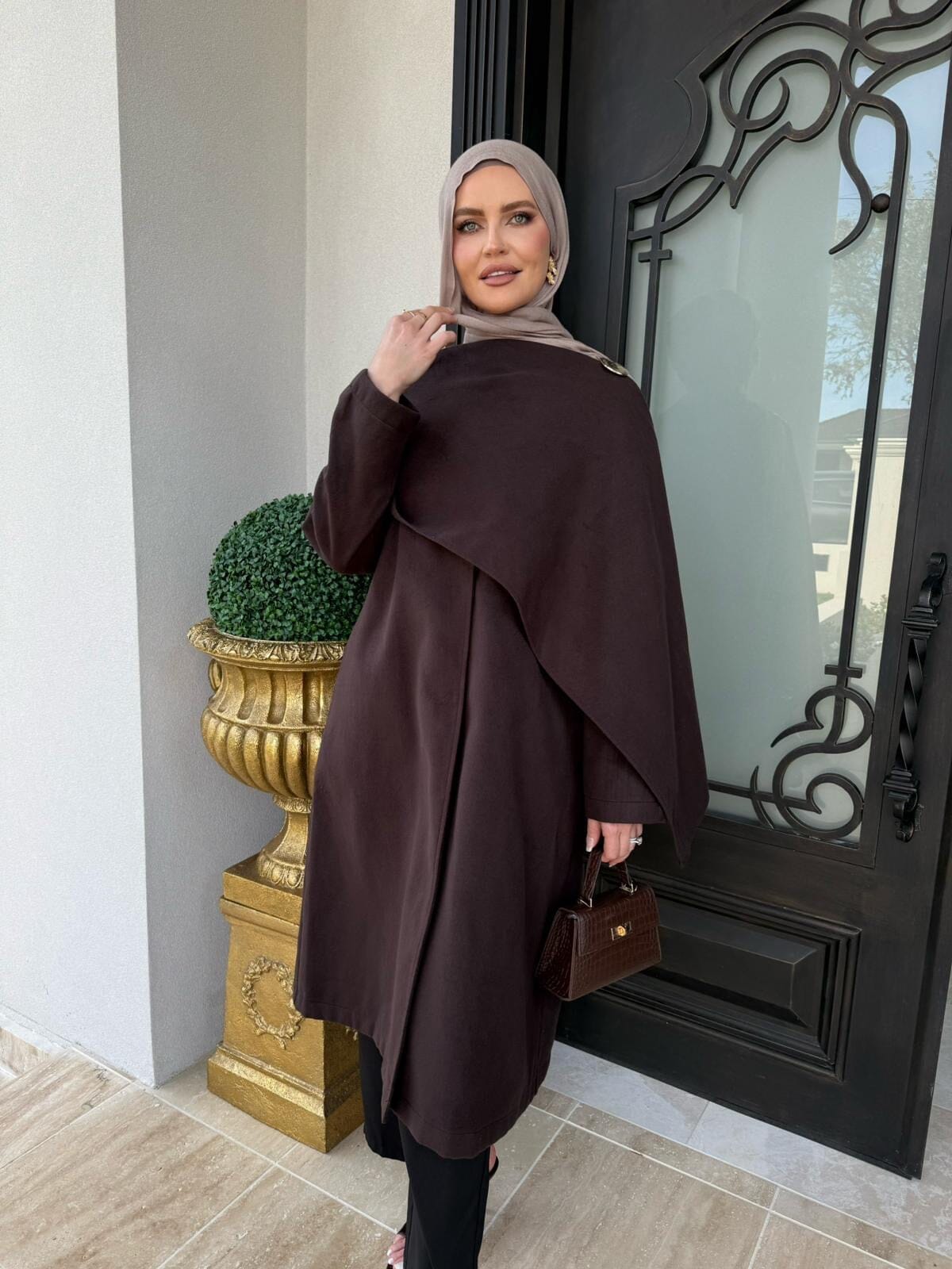 Siham Scarf Coat