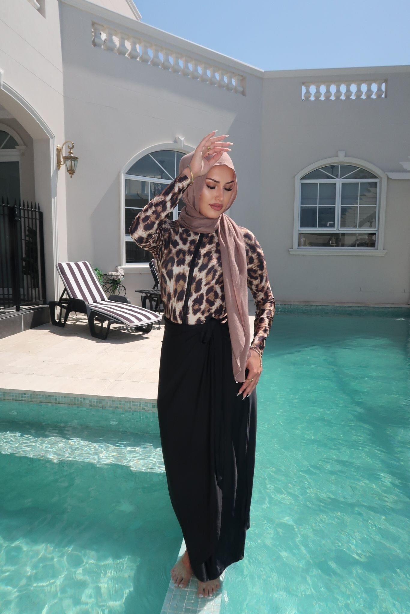 Leopard Swim Body Suite