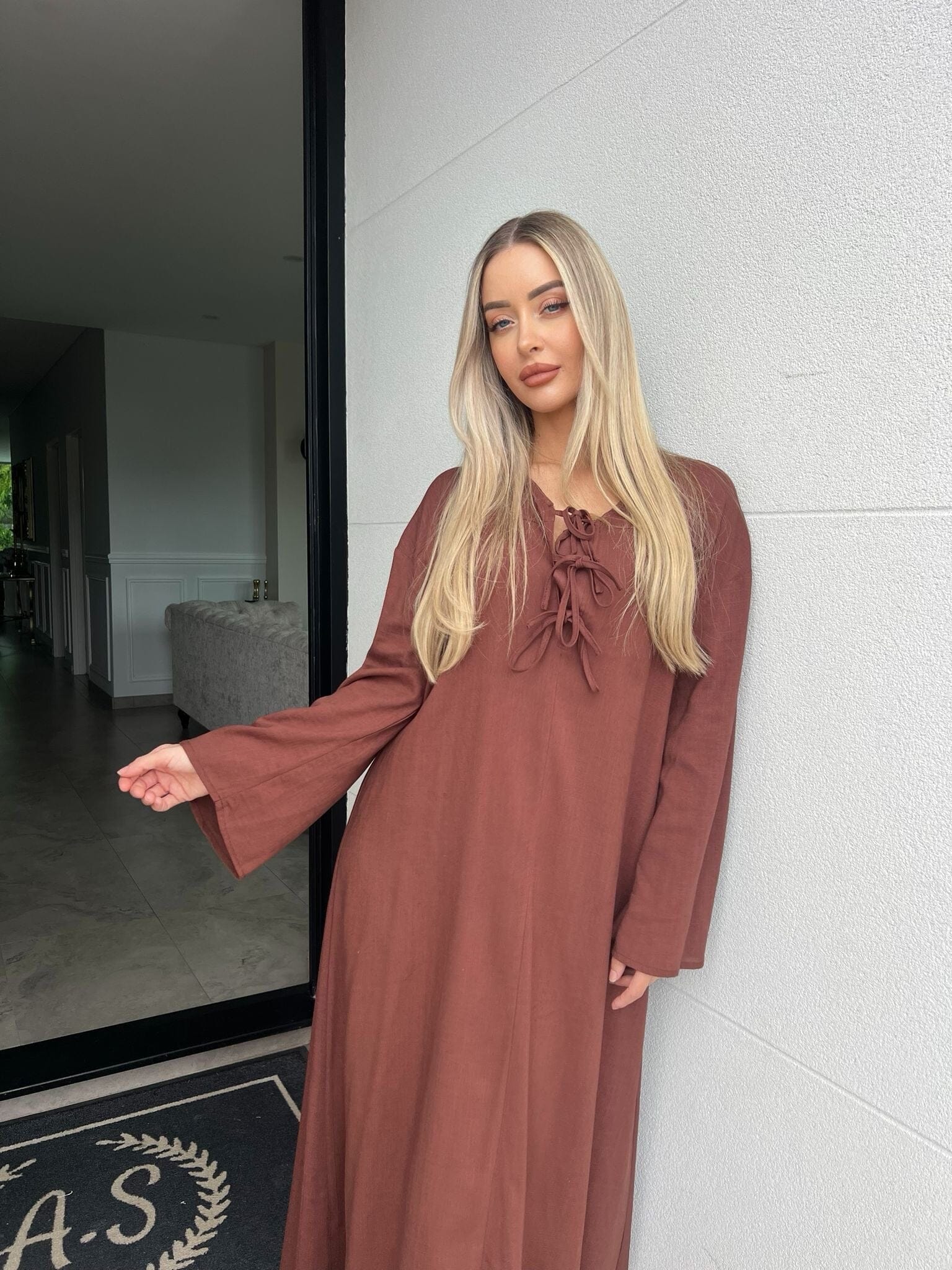 Bow Kaftan Abaya