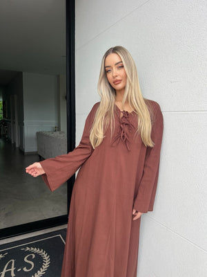 Bow Kaftan Abaya