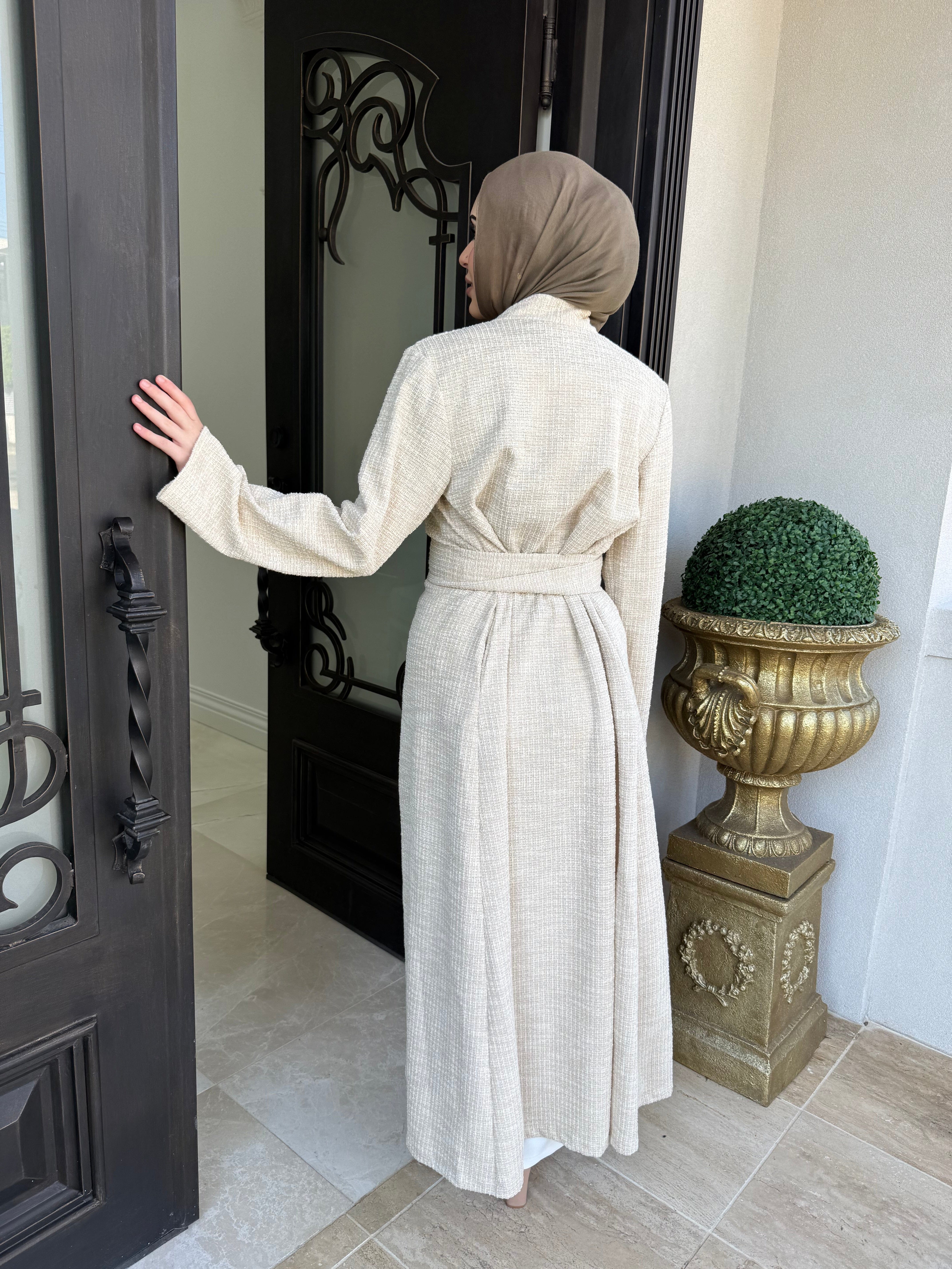 Tweed Abaya