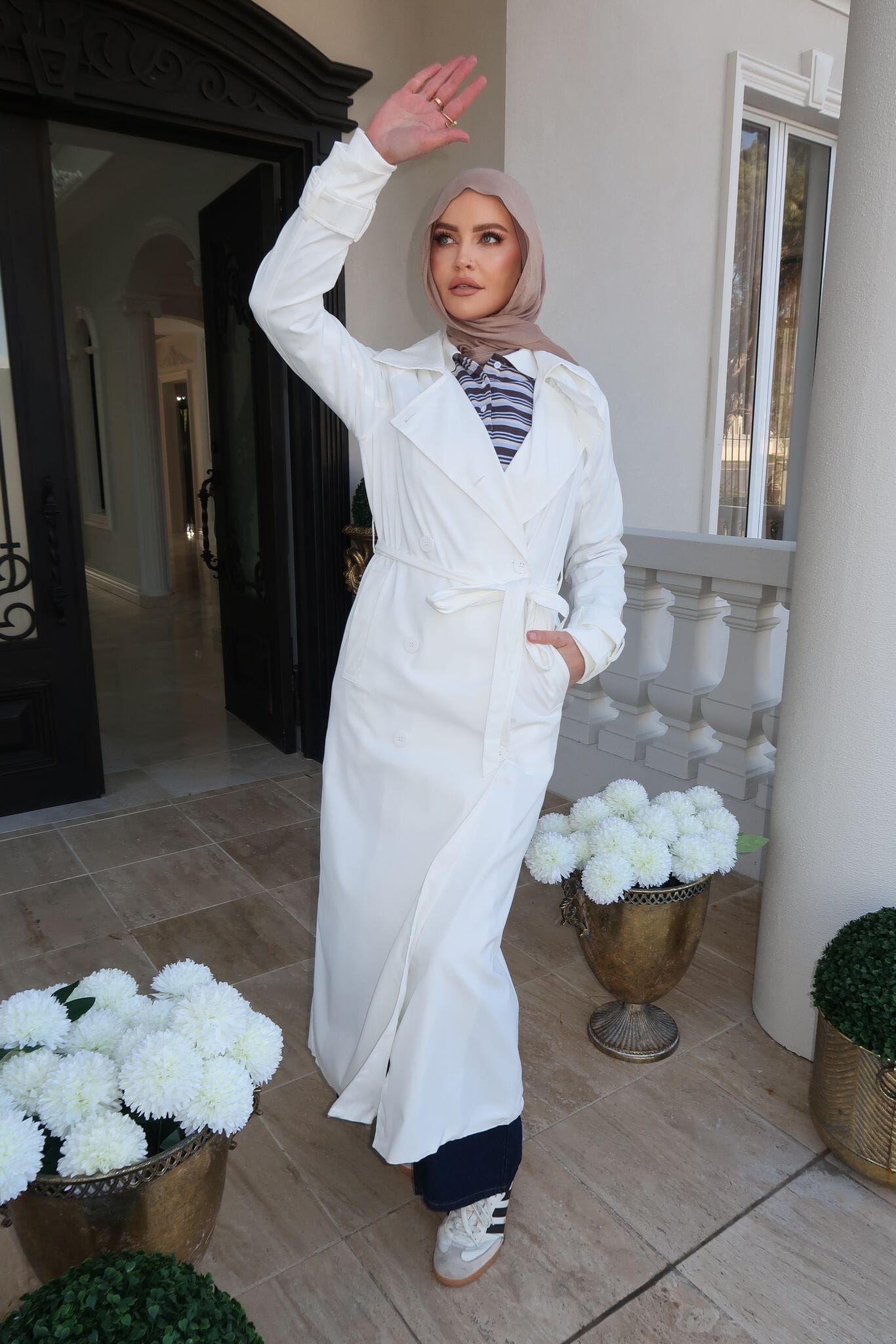 White Trench Jacket