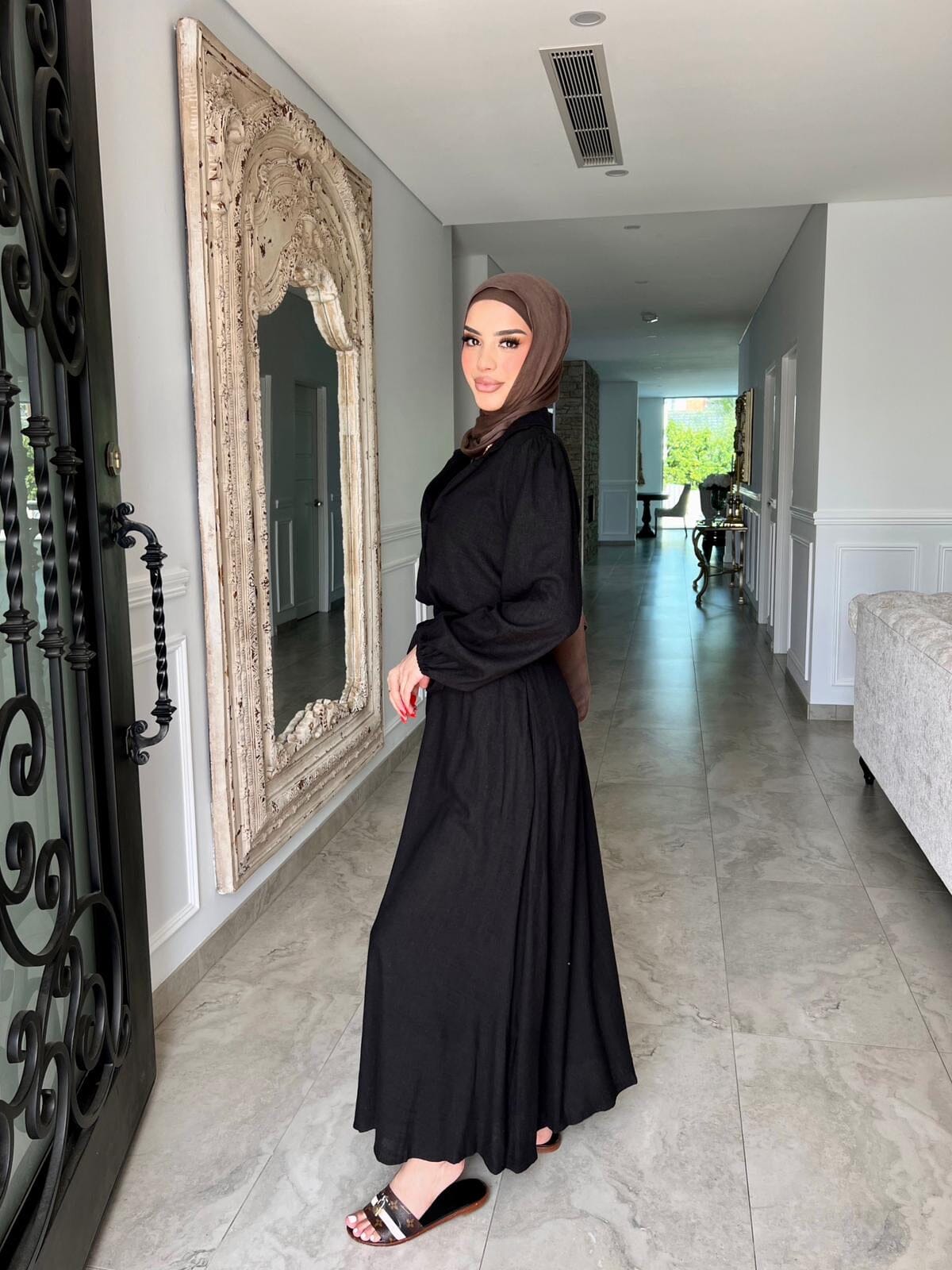 Maxi Linen Skirt