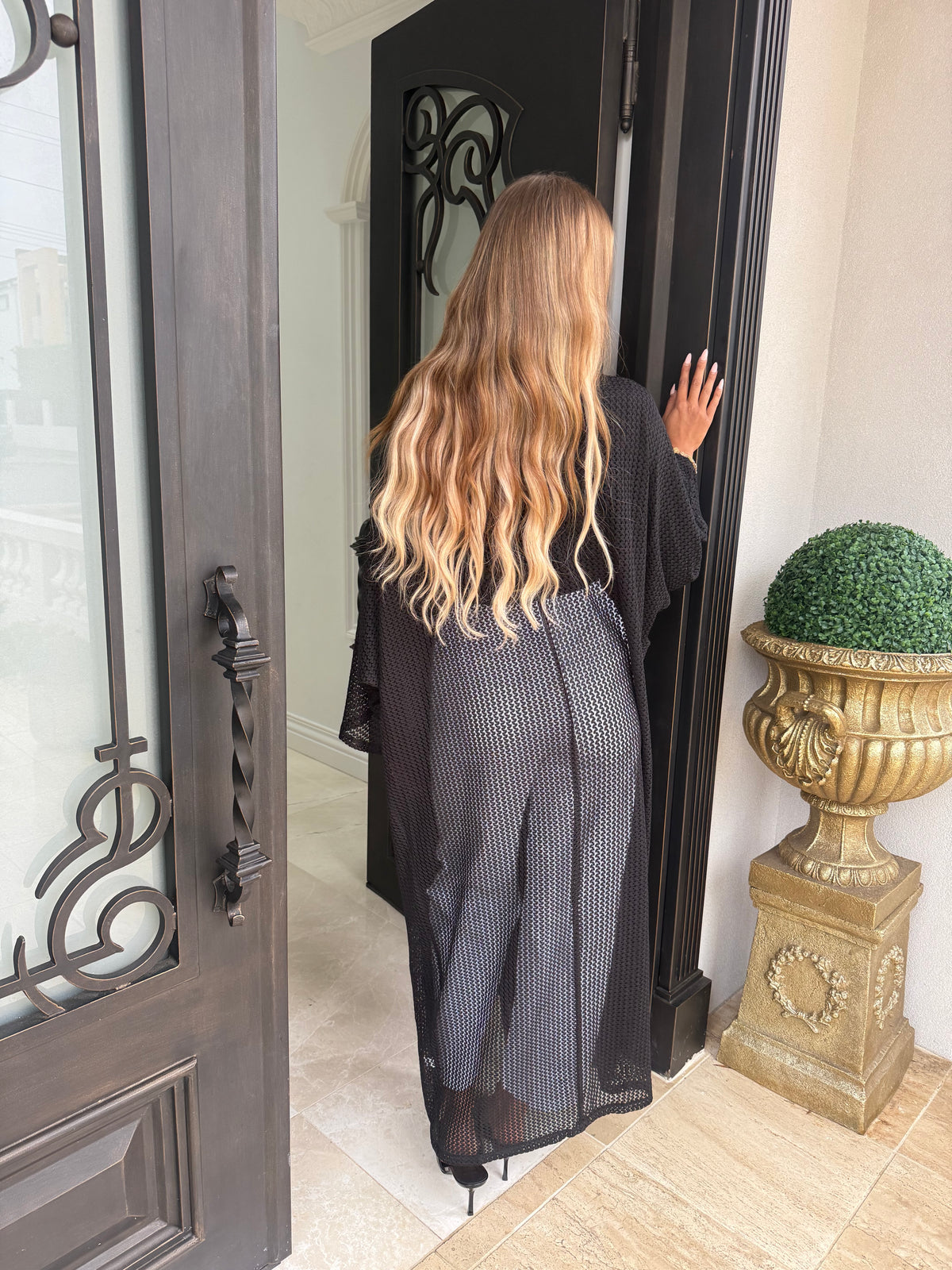 Net Crochet Kimono