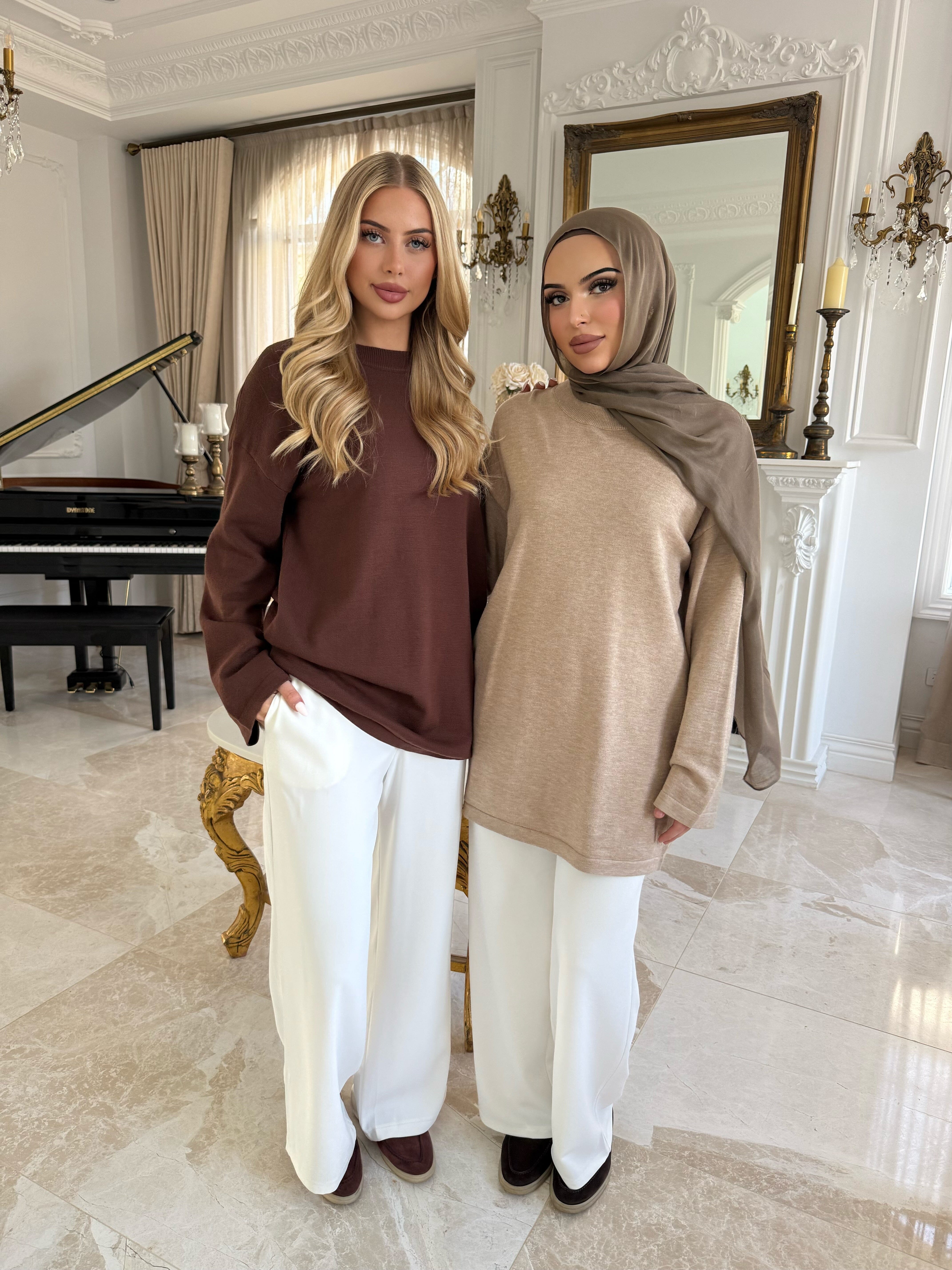 Crew Neck Soft Jumper