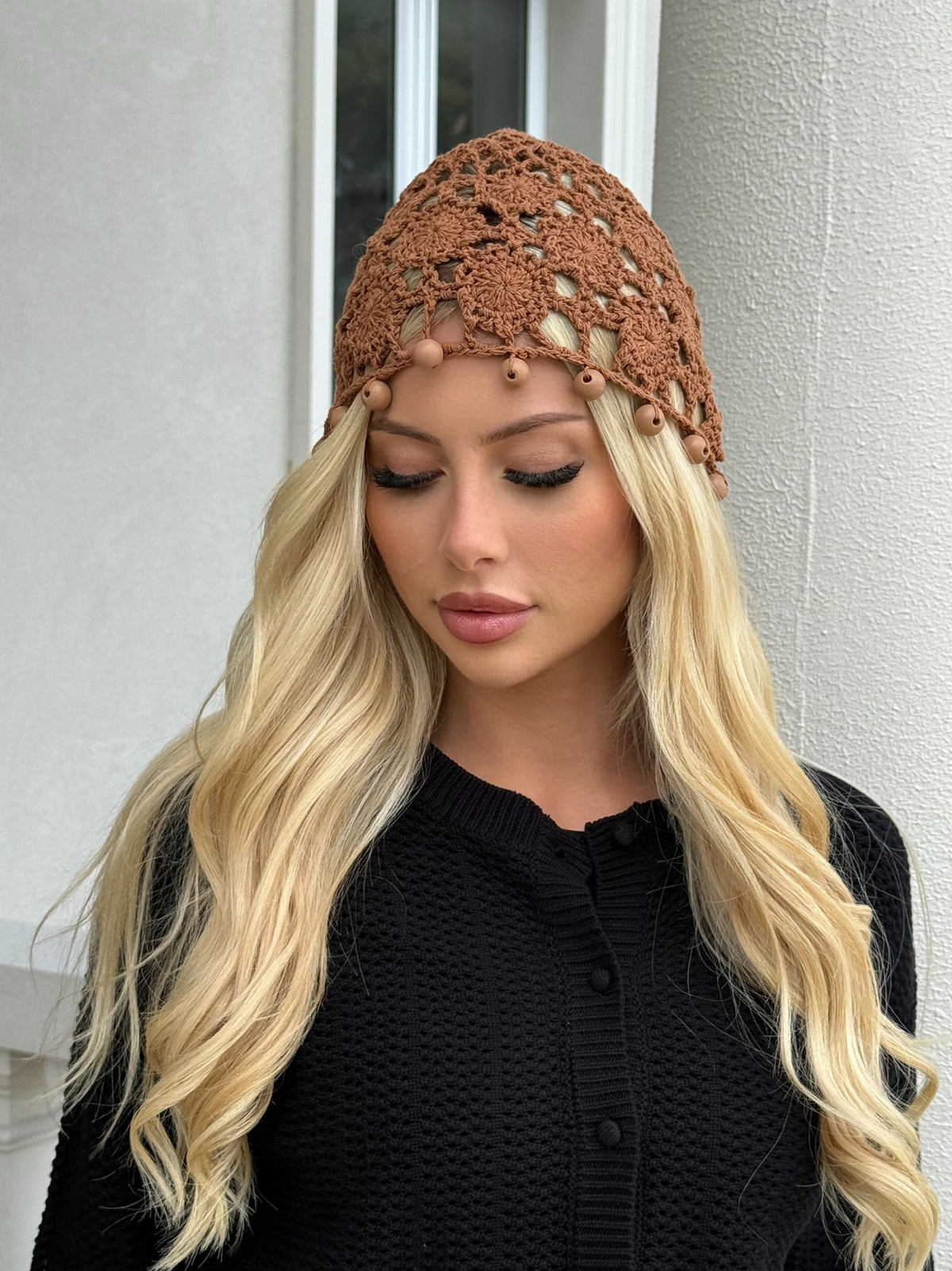 Crochet Bead Beanie