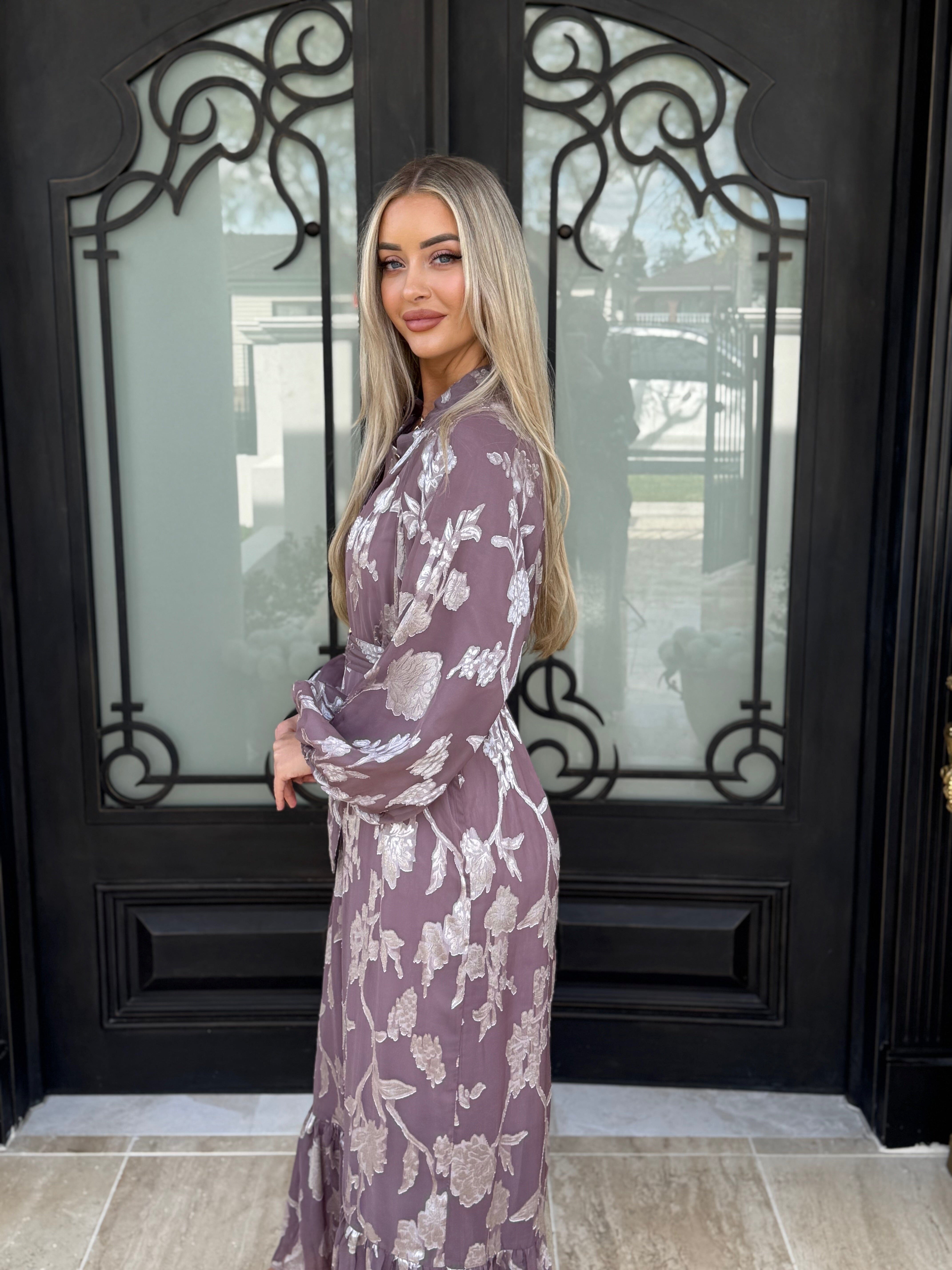 Blush Floral Dress
