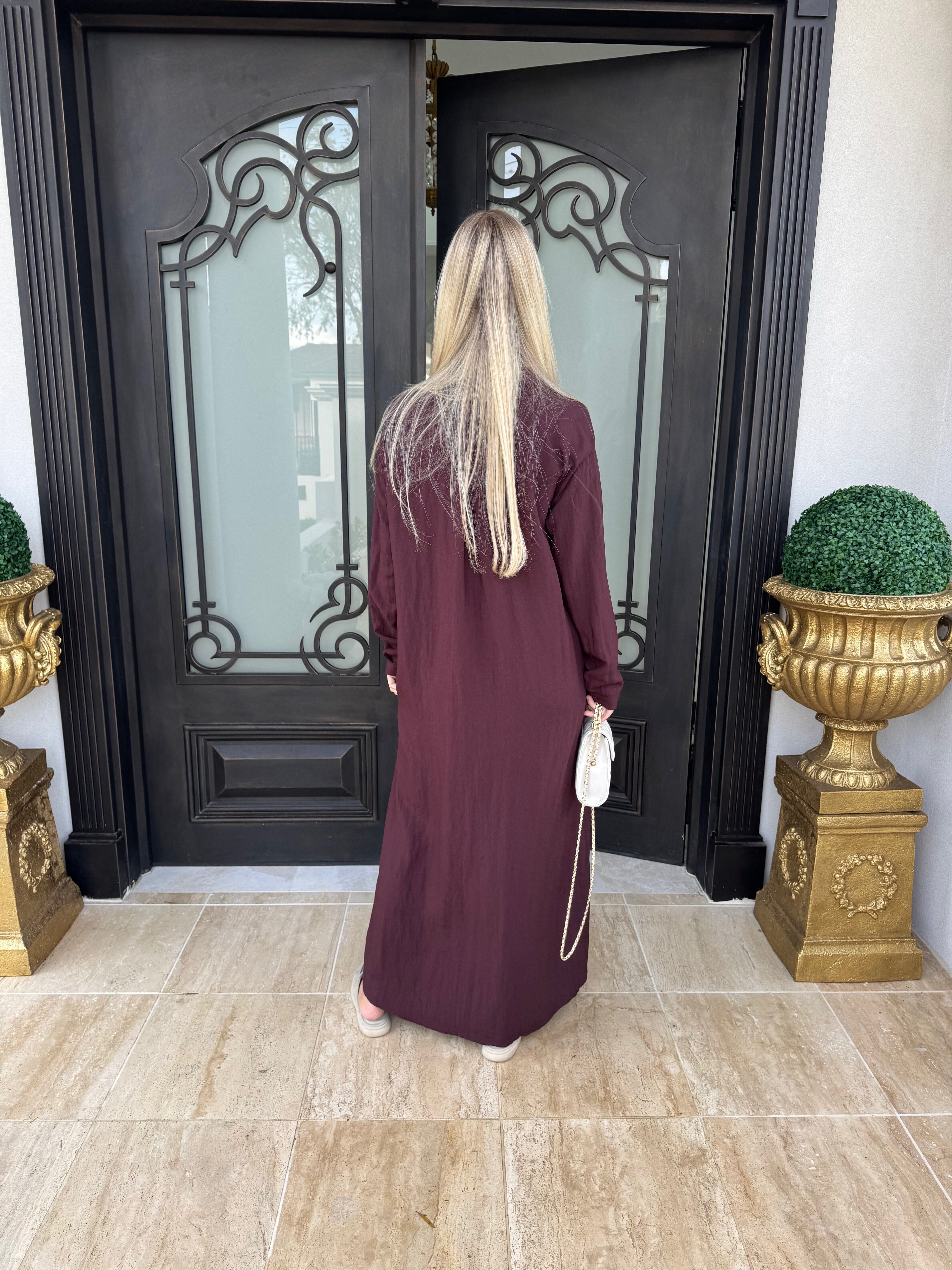 Linen Abaya
