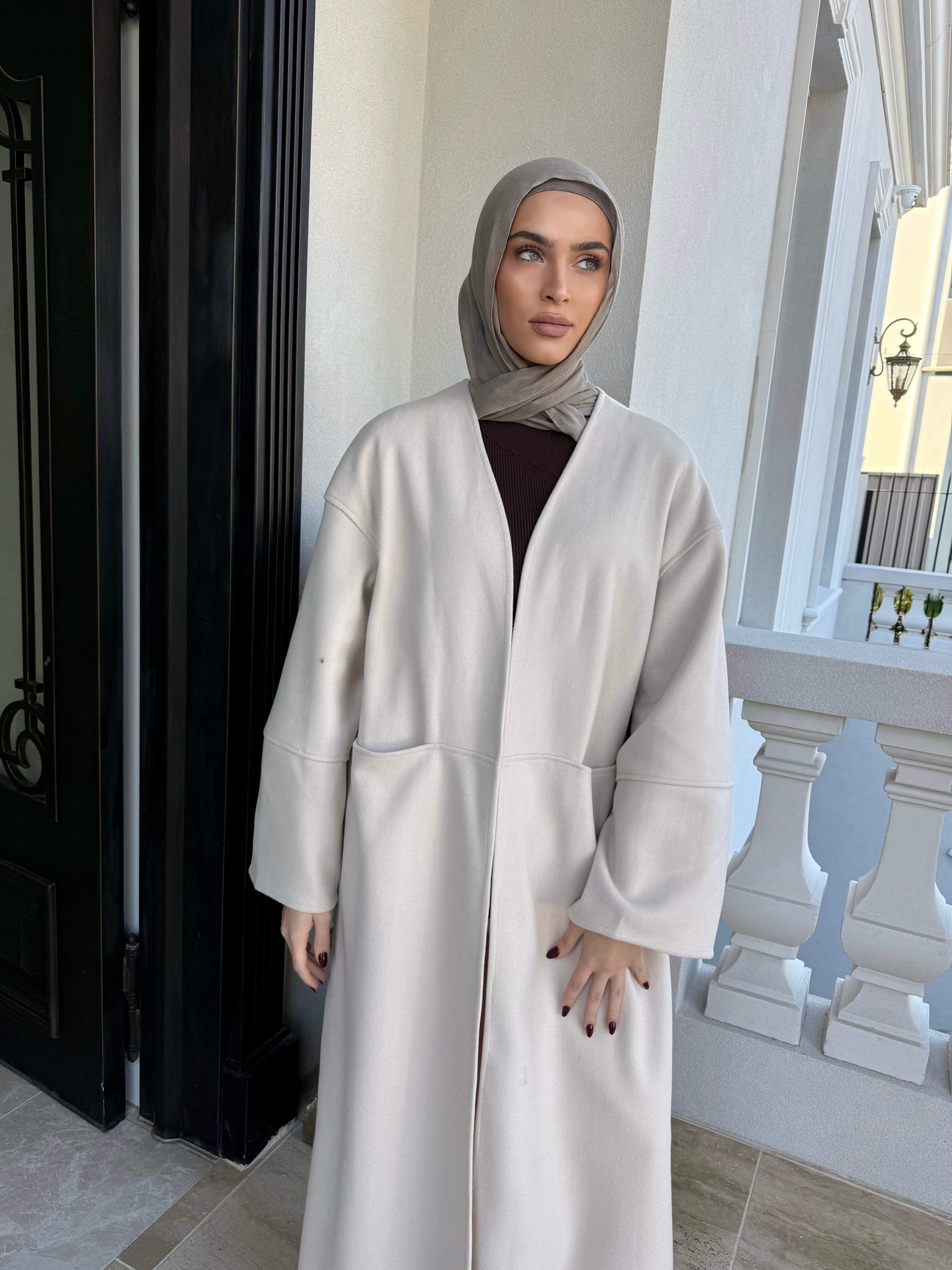 Mom Pocket Open Abaya