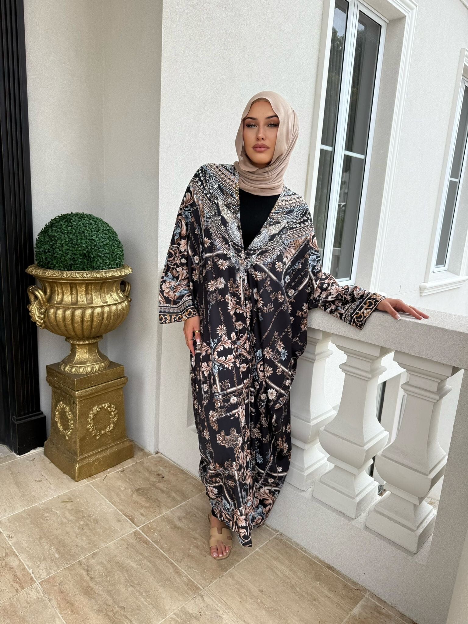 Darkness Beaded Cape