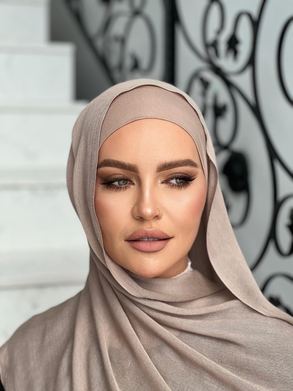 Mocha Hijab Set