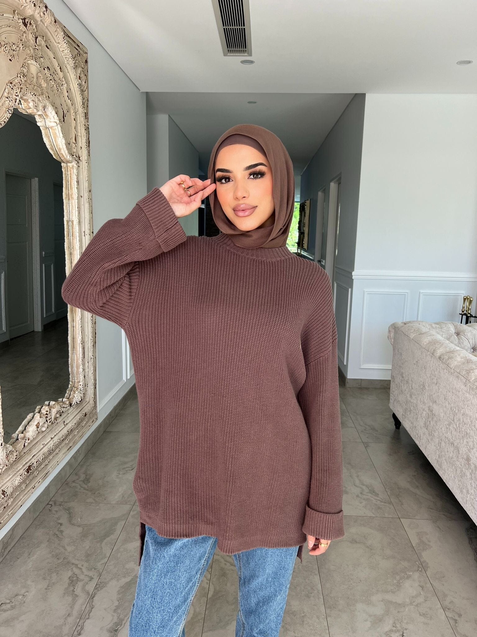 Turtle Neck Knit Jumper