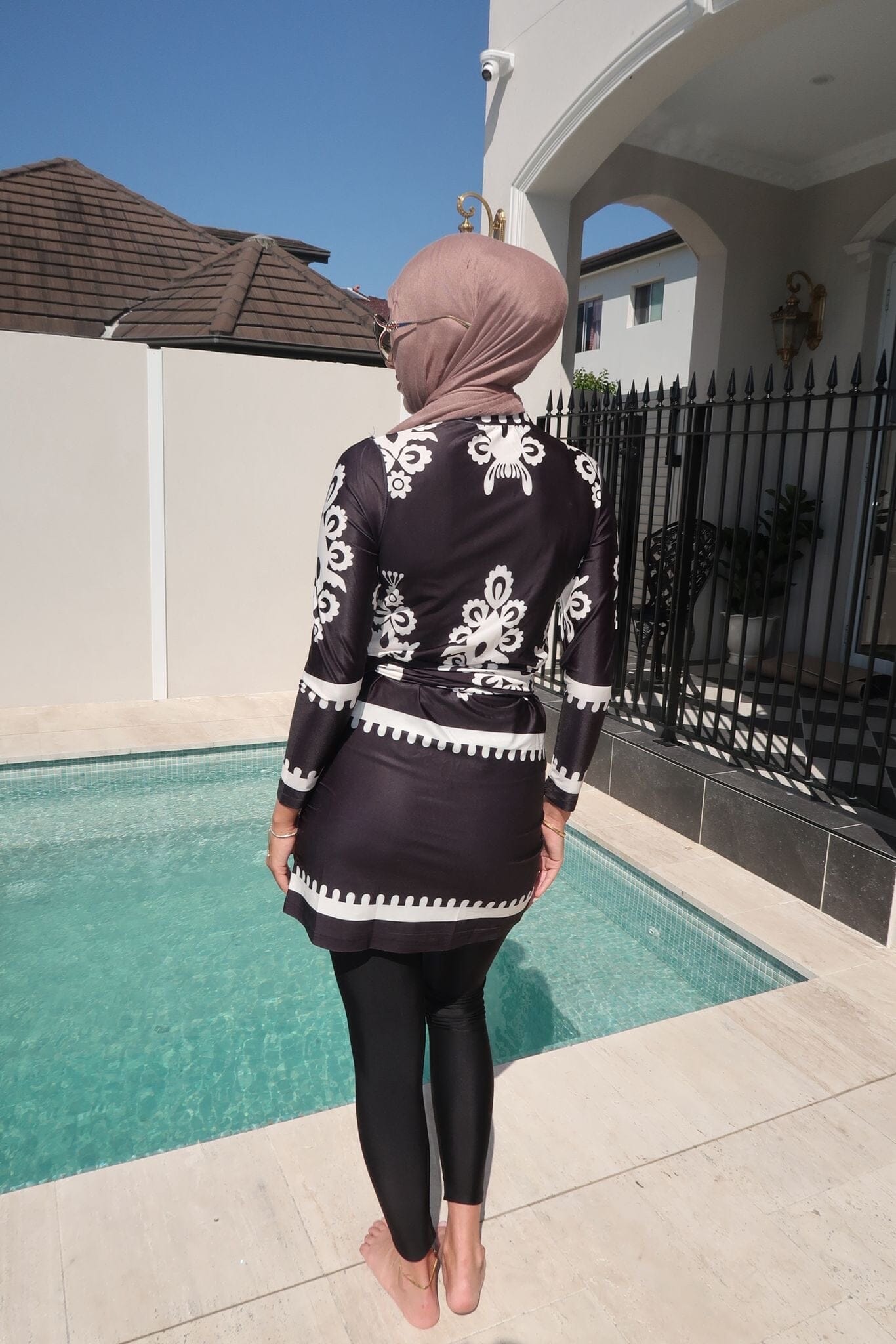 Monochrome Swim Tunic