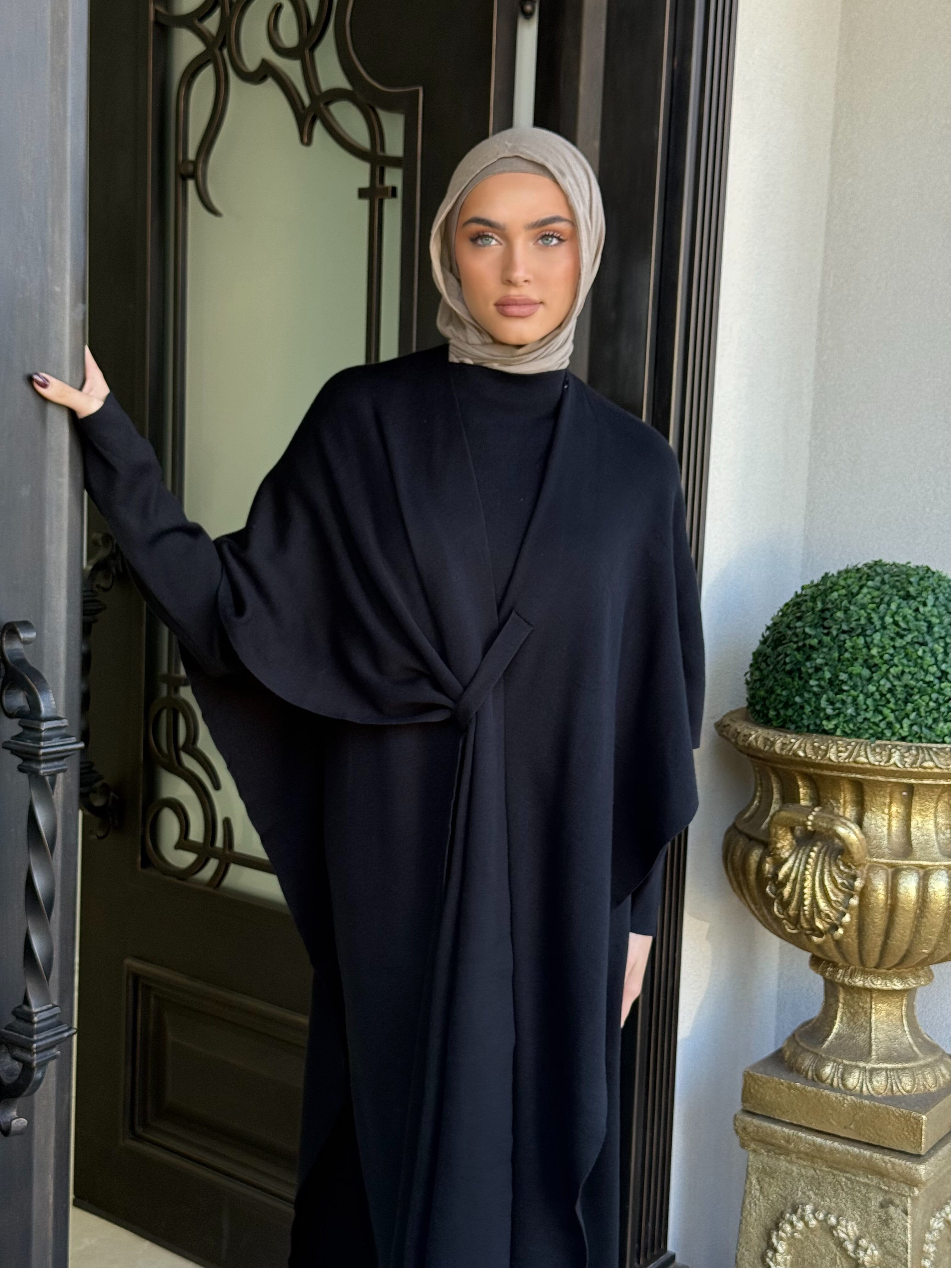Wrap Drape Knit Set