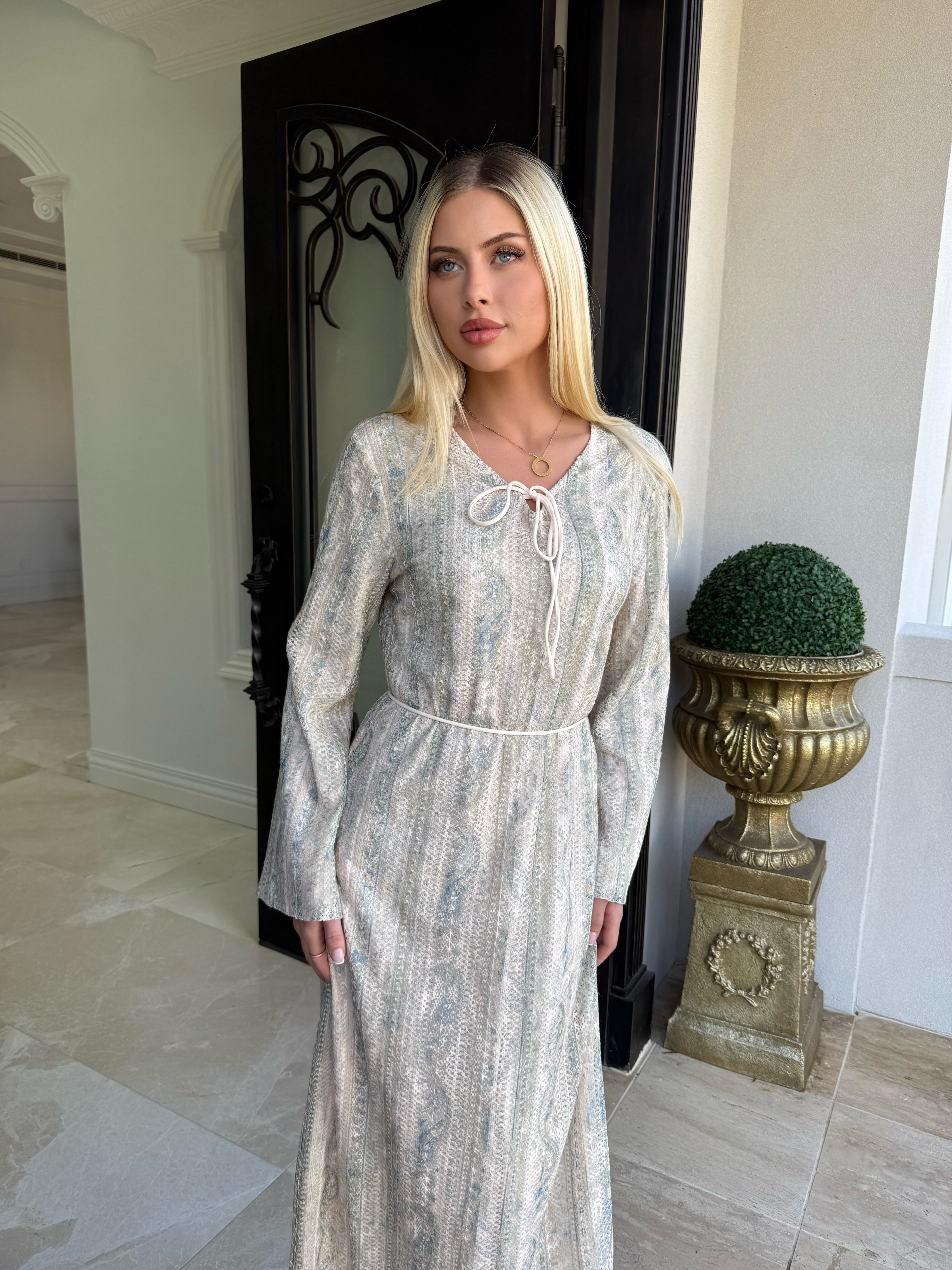 Mint Crochet Dress