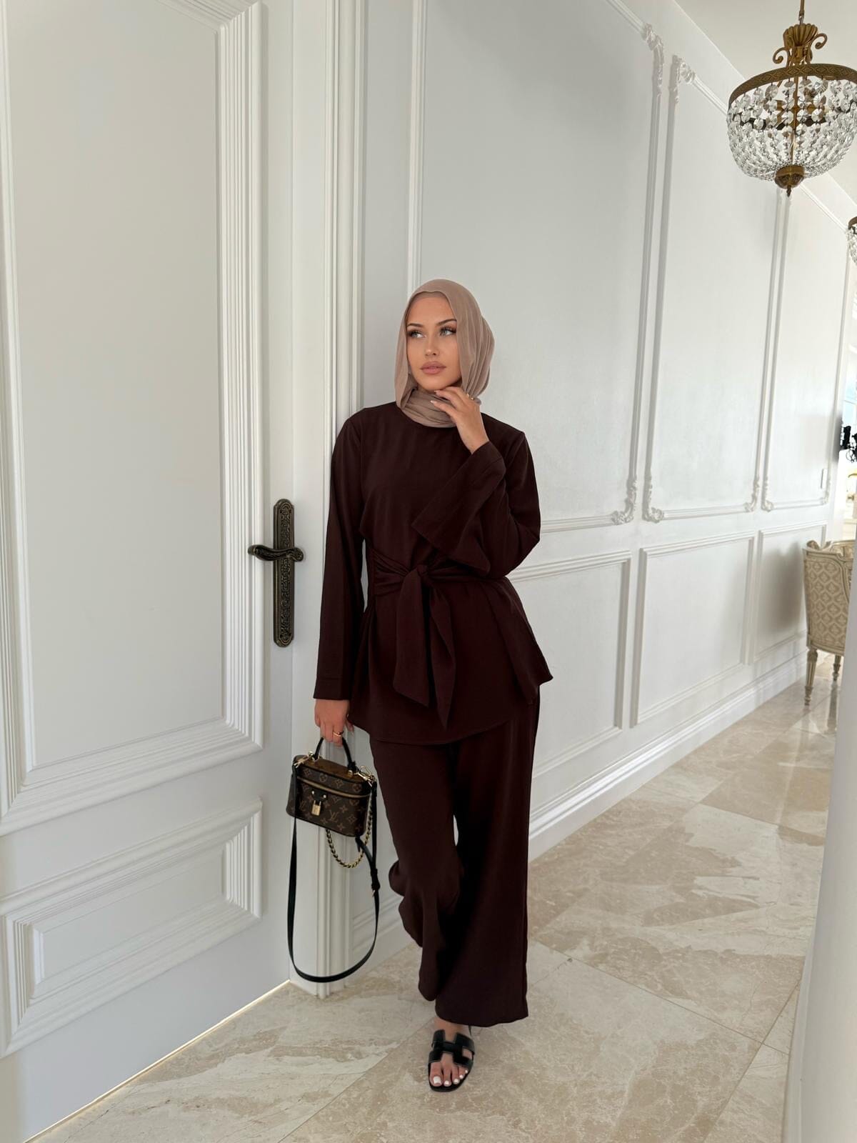 Bow Chiffon Set
