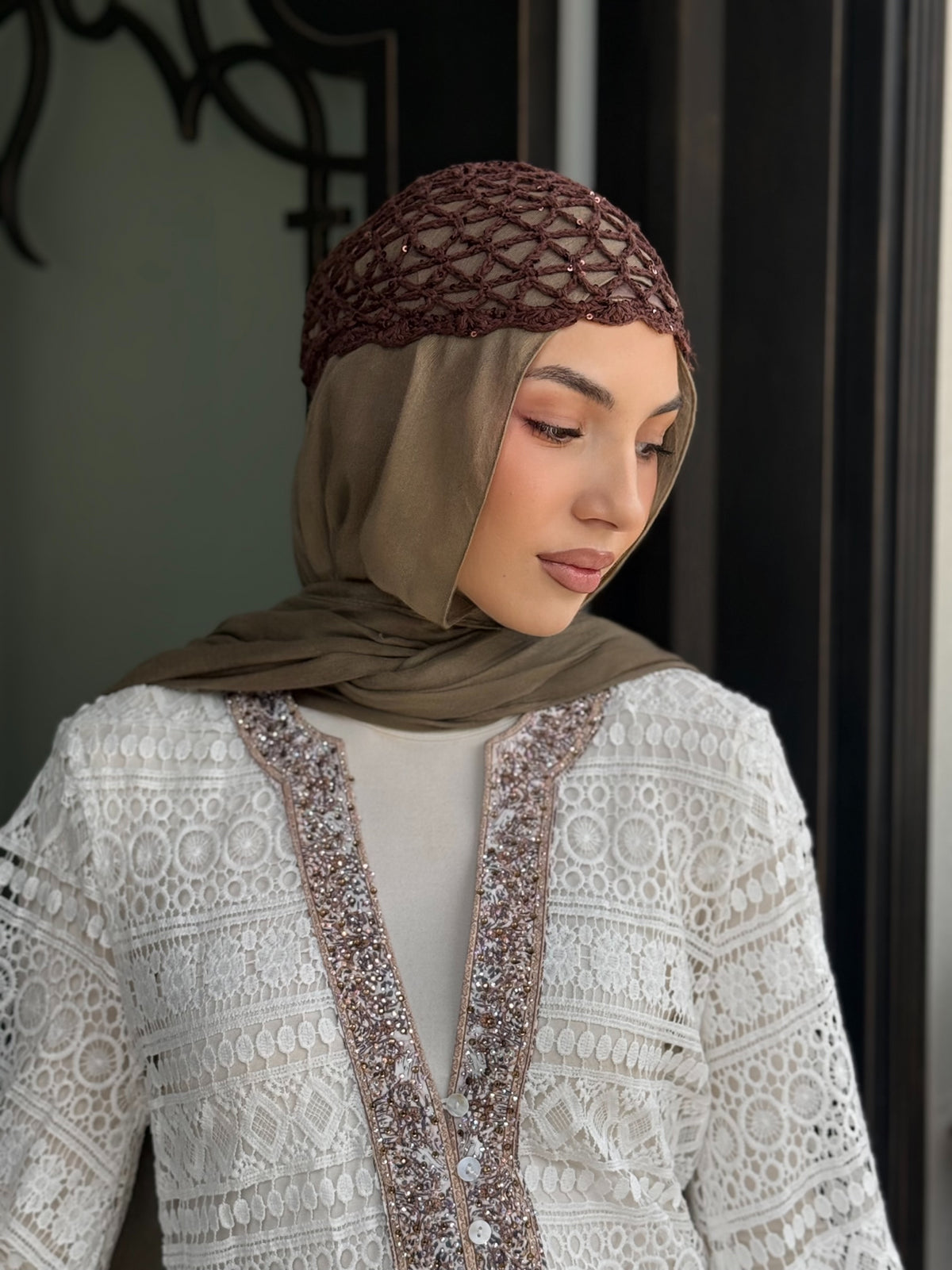 Embellished Crochet Tunic